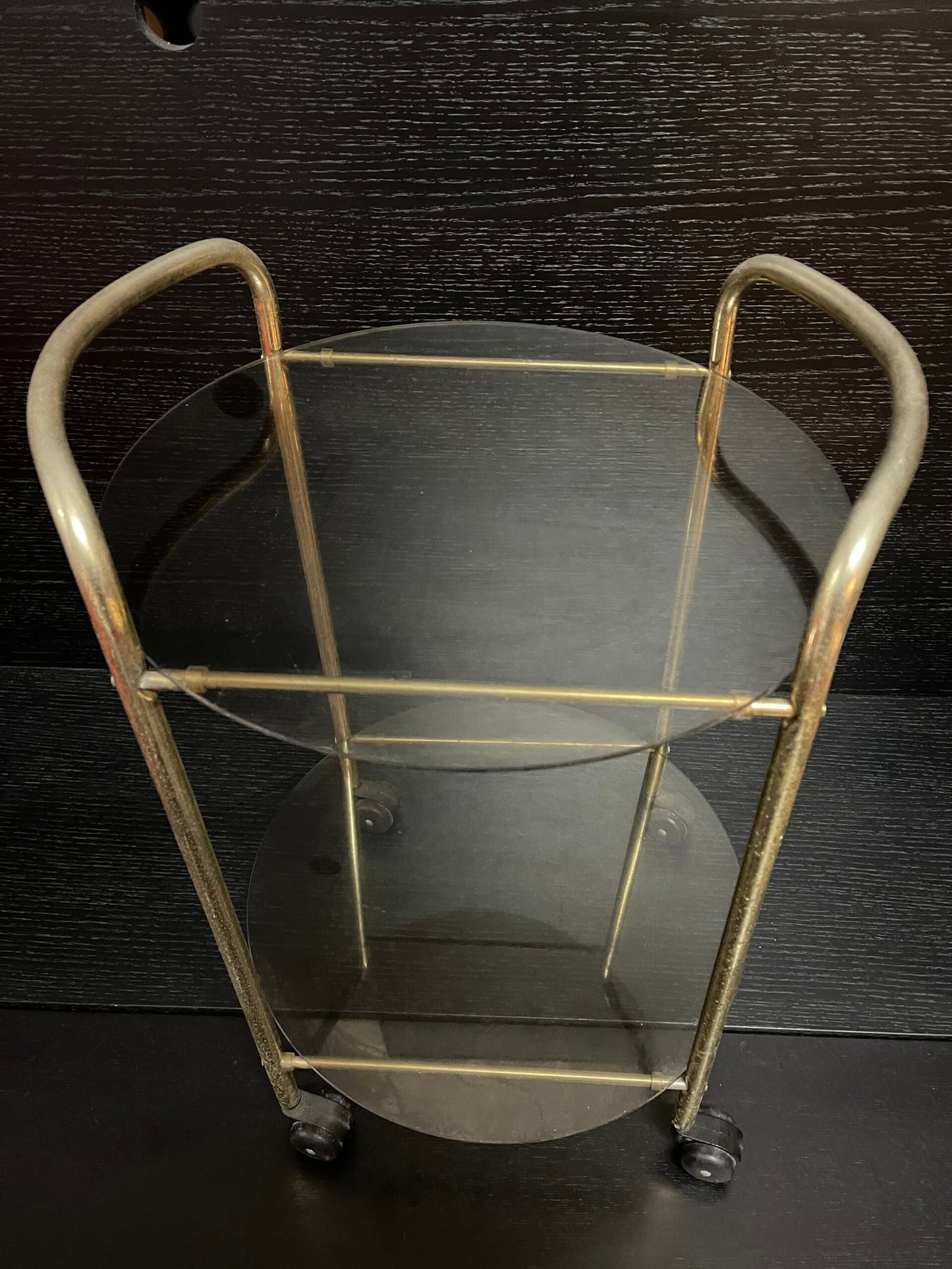 Carrellino portavivande vintage in metallo