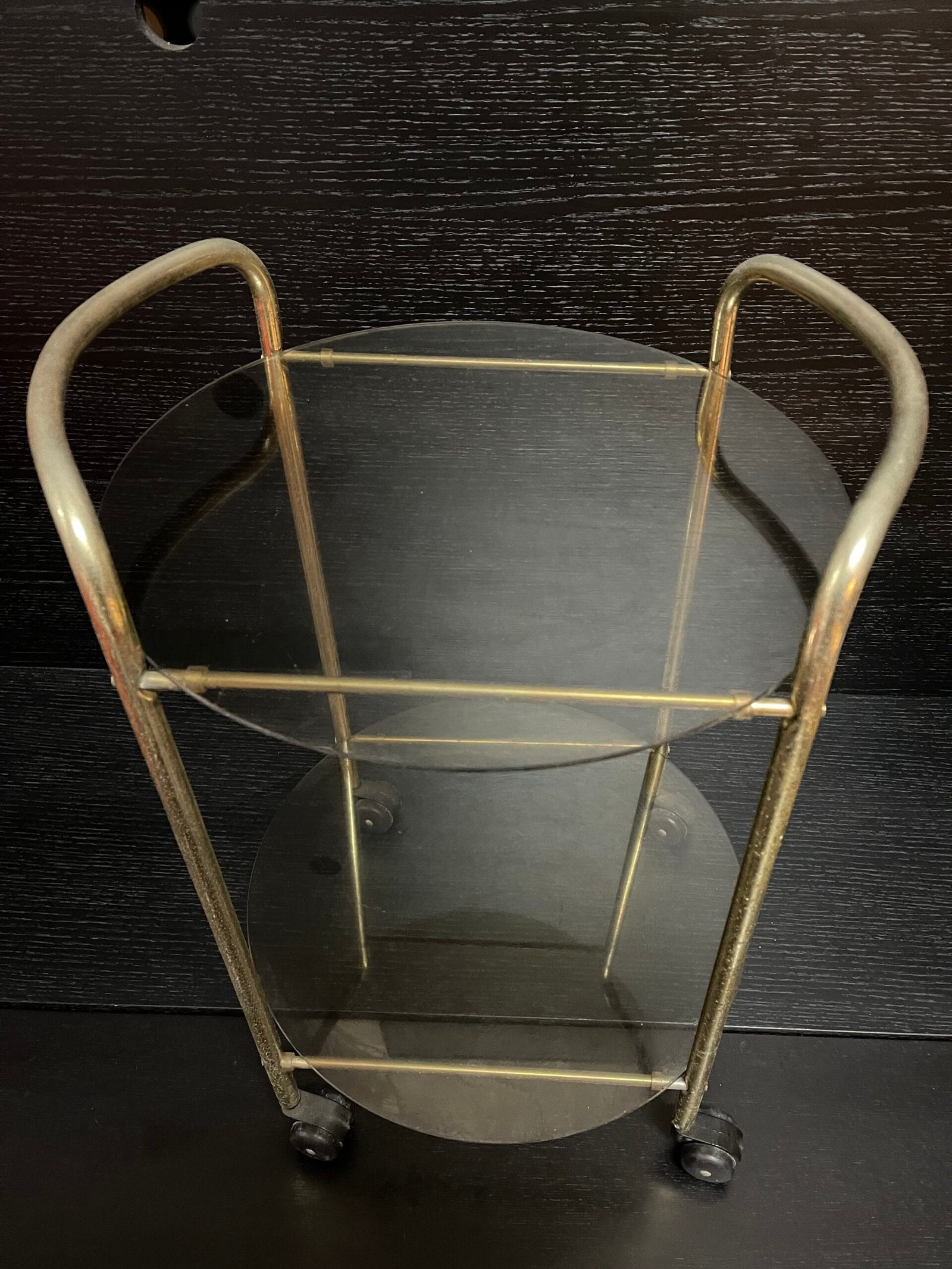 Carrellino portavivande vintage in metallo