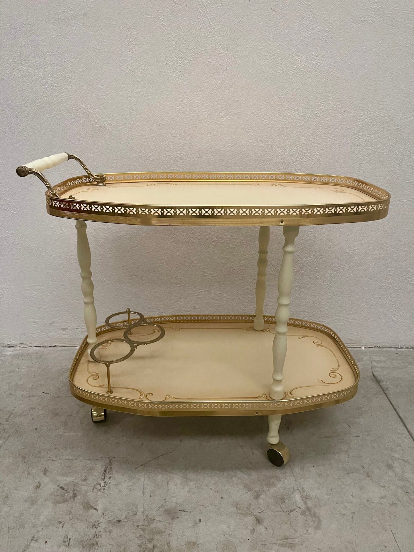 Carrello Portavivande Dolce stile Rococò