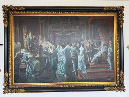 Quadro "Scena di Corte Storica"
