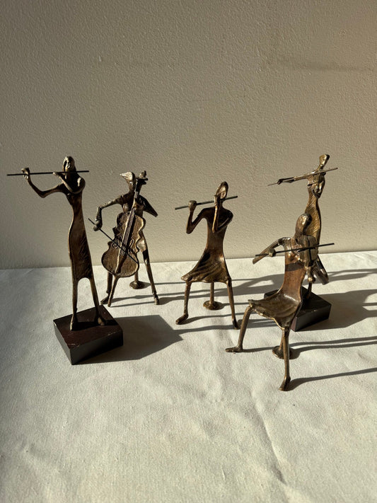 Set di Sculture "Musicisti Stilizzati"