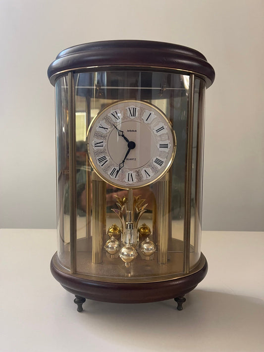 Orologio da tavolo a pendolo rotante "Jahresuhrenfabrik" (Stile Anni '80–'90)