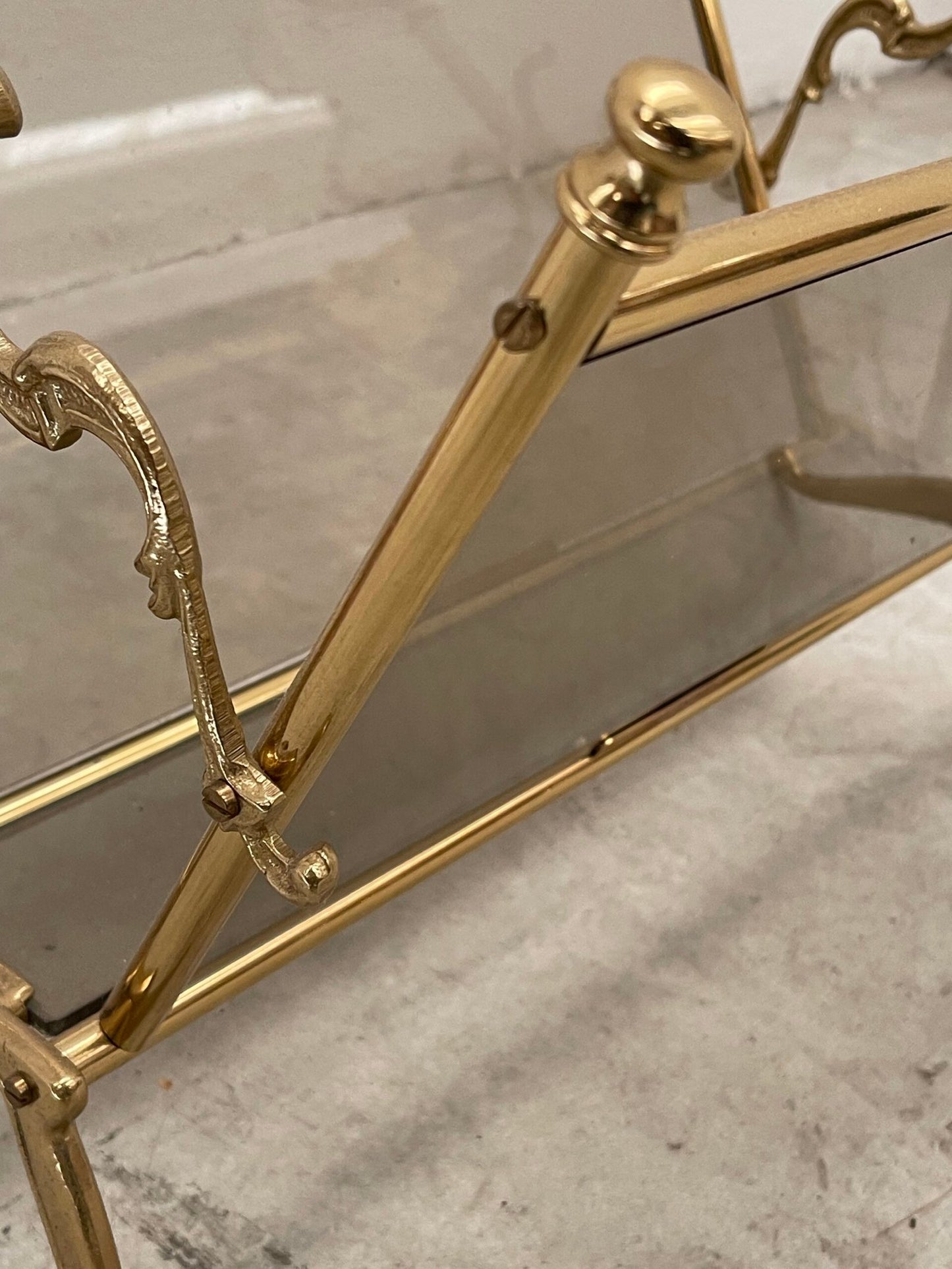 Portariviste in ottone dorato italian anni ’60