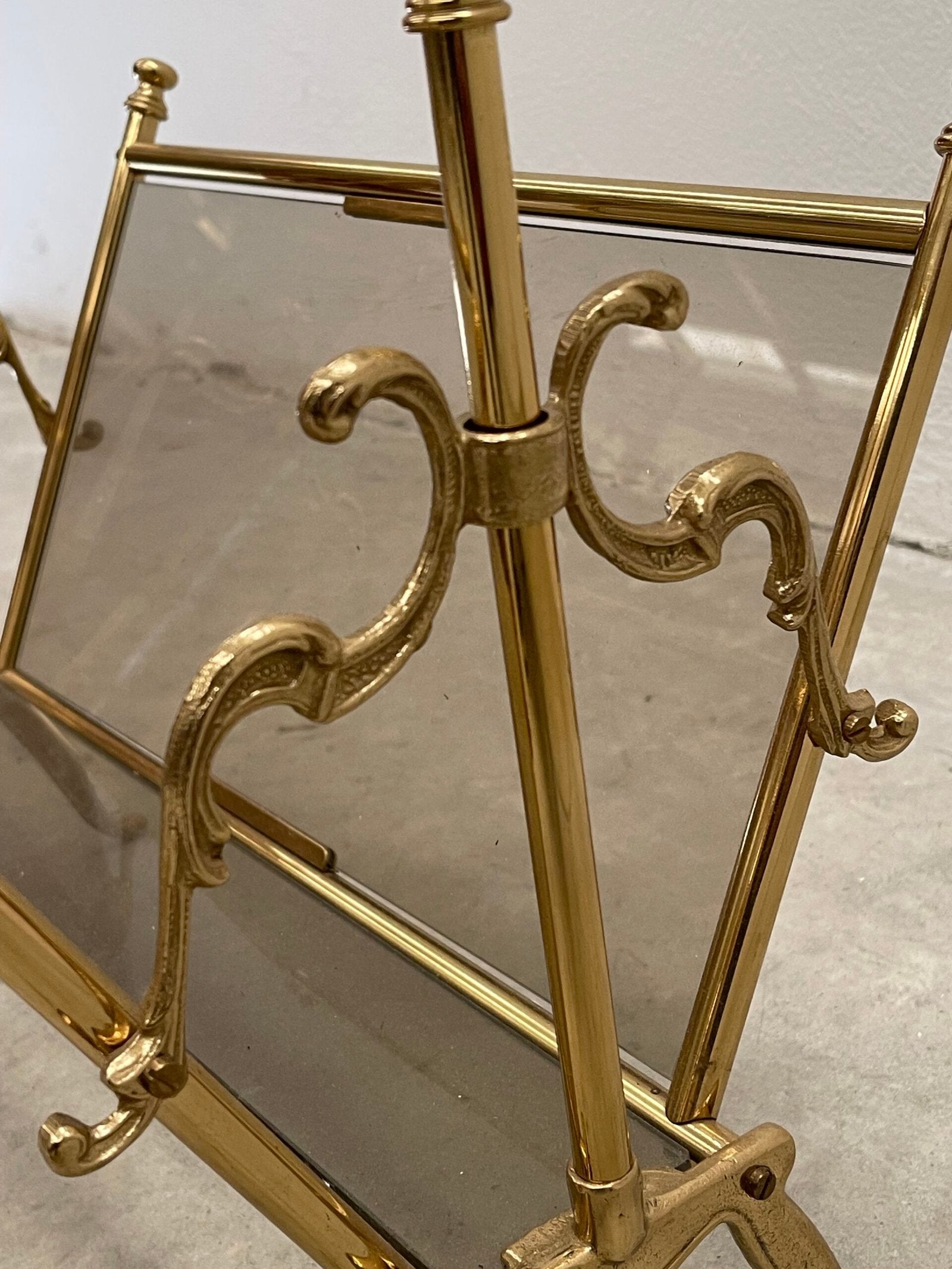 Portariviste in ottone dorato italian anni ’60