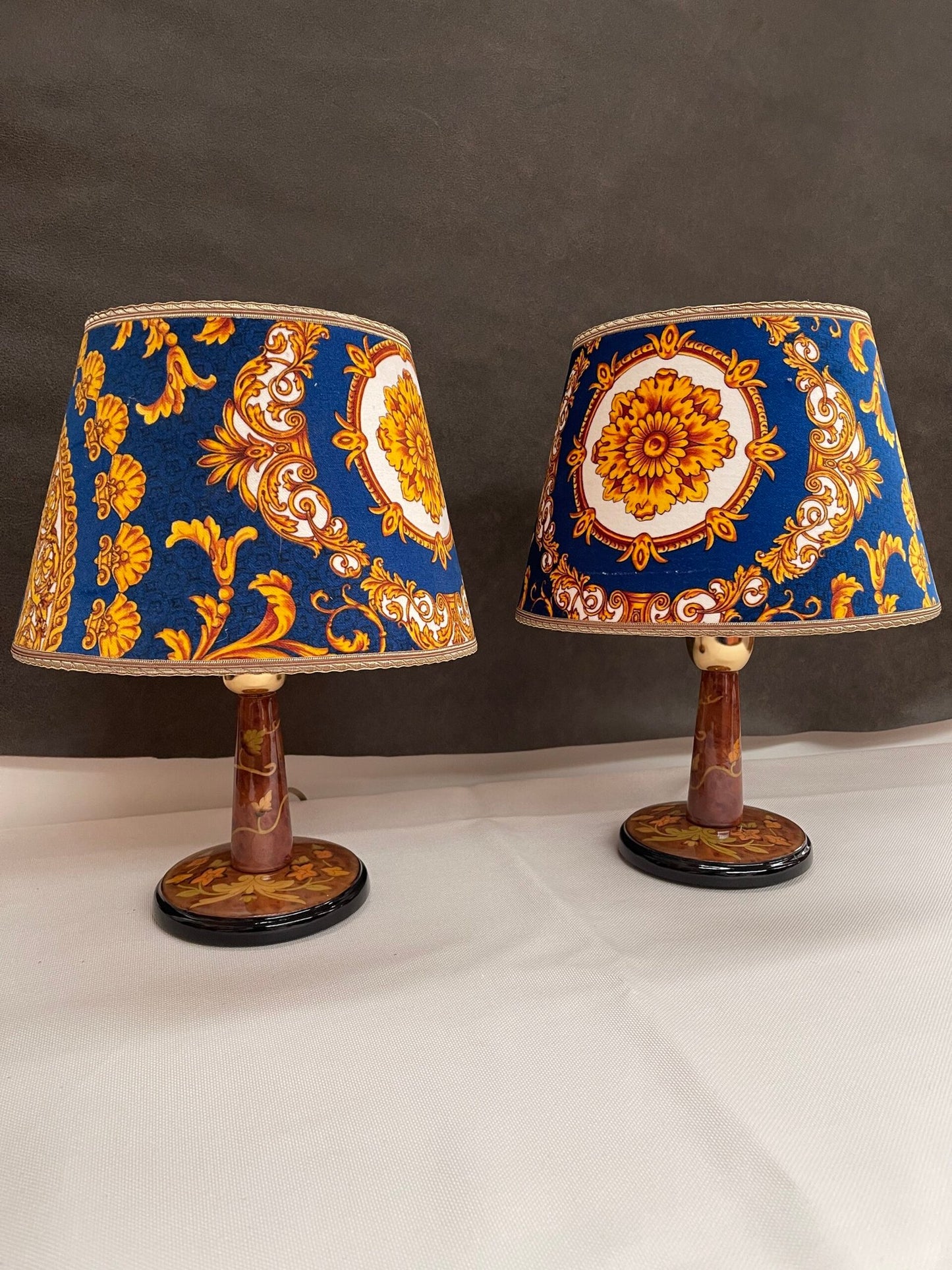 Coppia di lampade da comodini