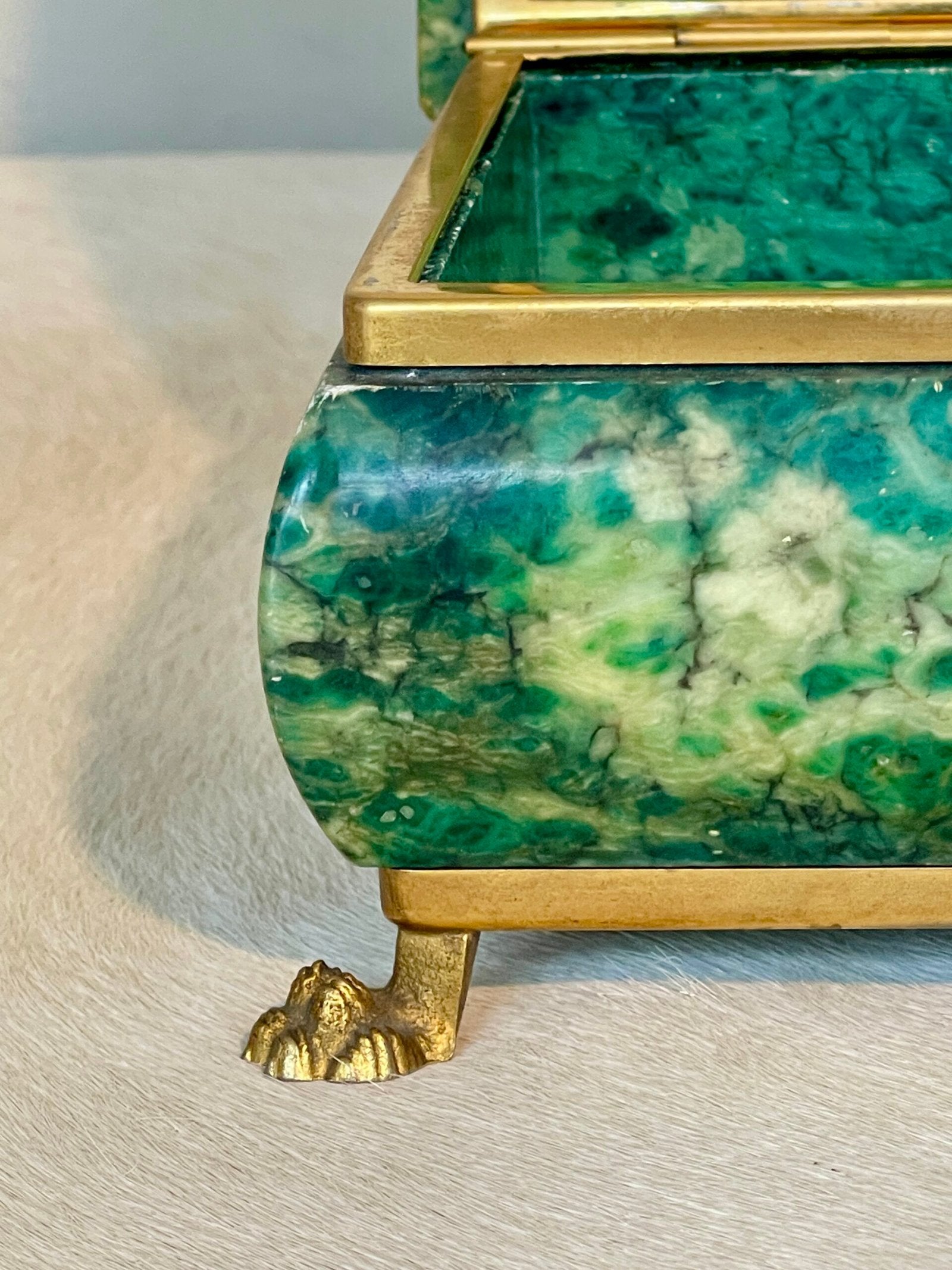 Scrigno Vittoriano in Verde Malachite "Majestic"