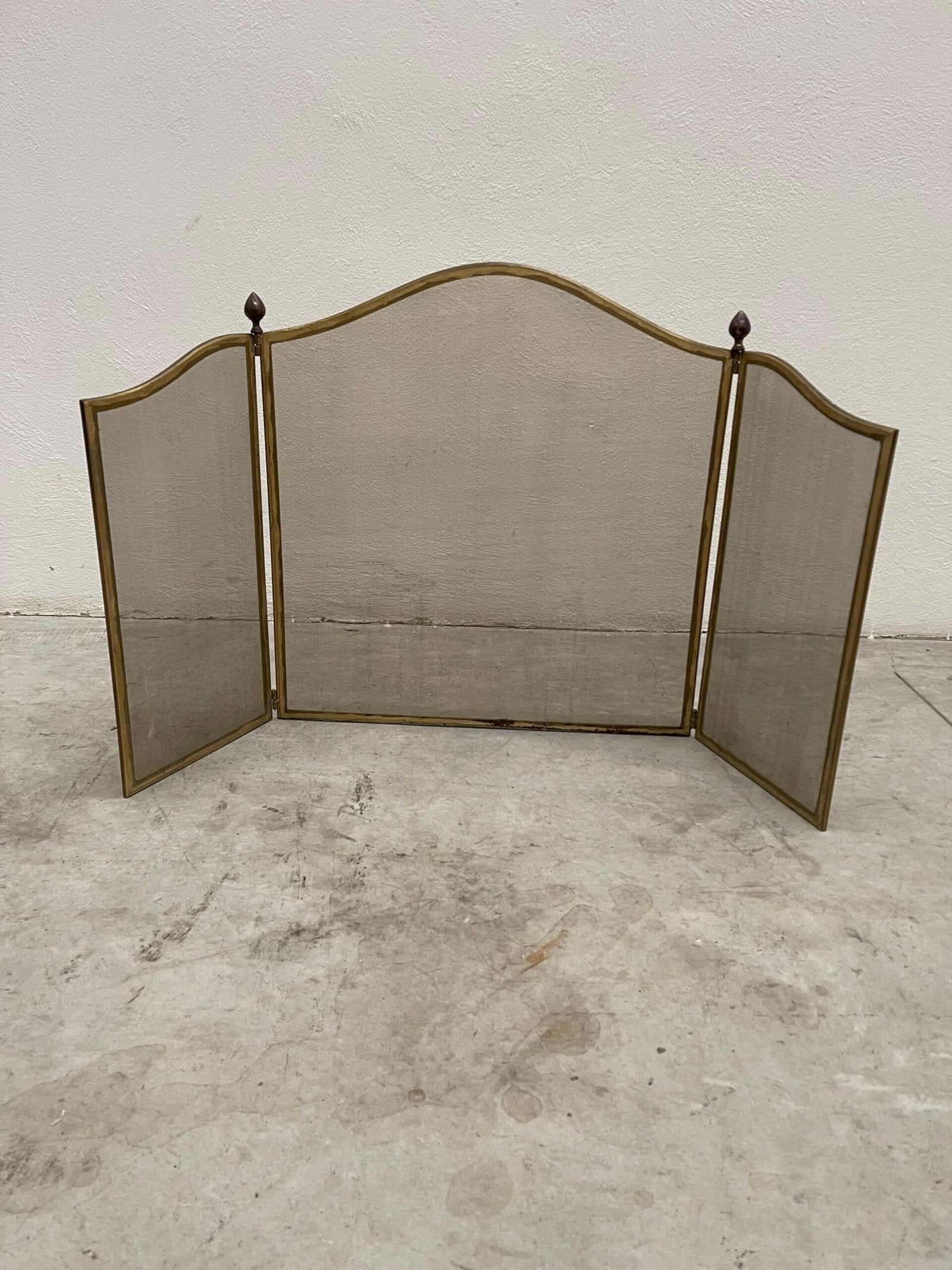 Parascintille vintage in Ottone con Tre Ante