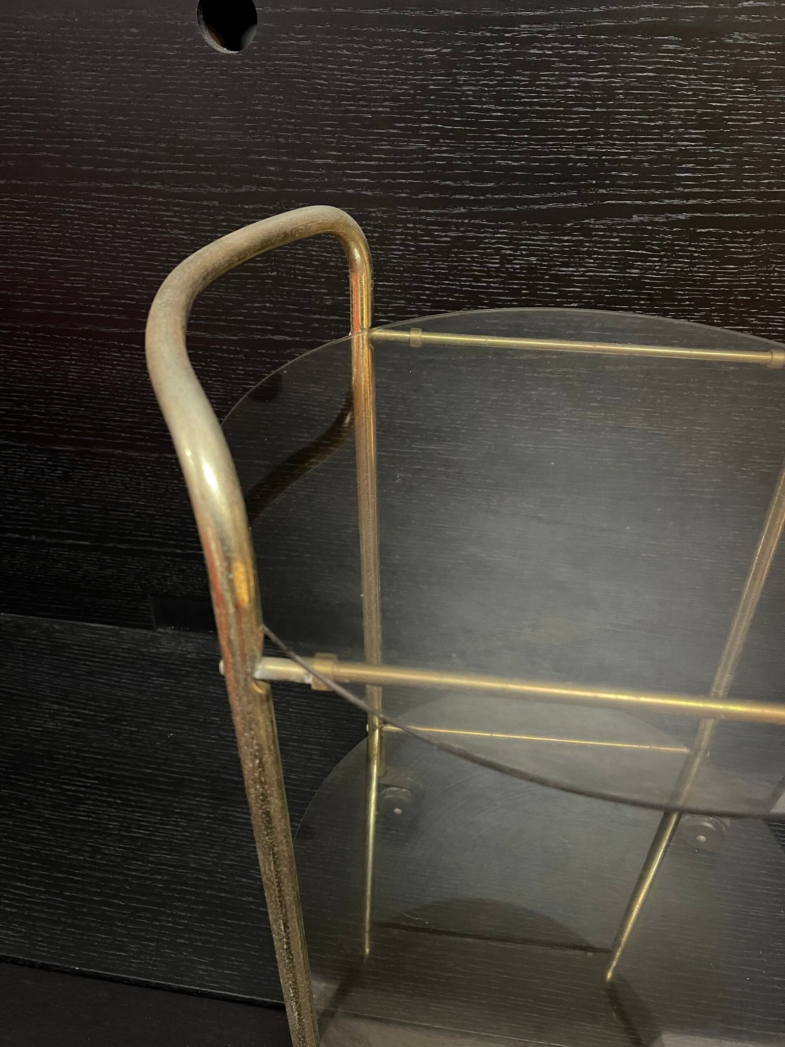 Carrellino portavivande vintage in metallo