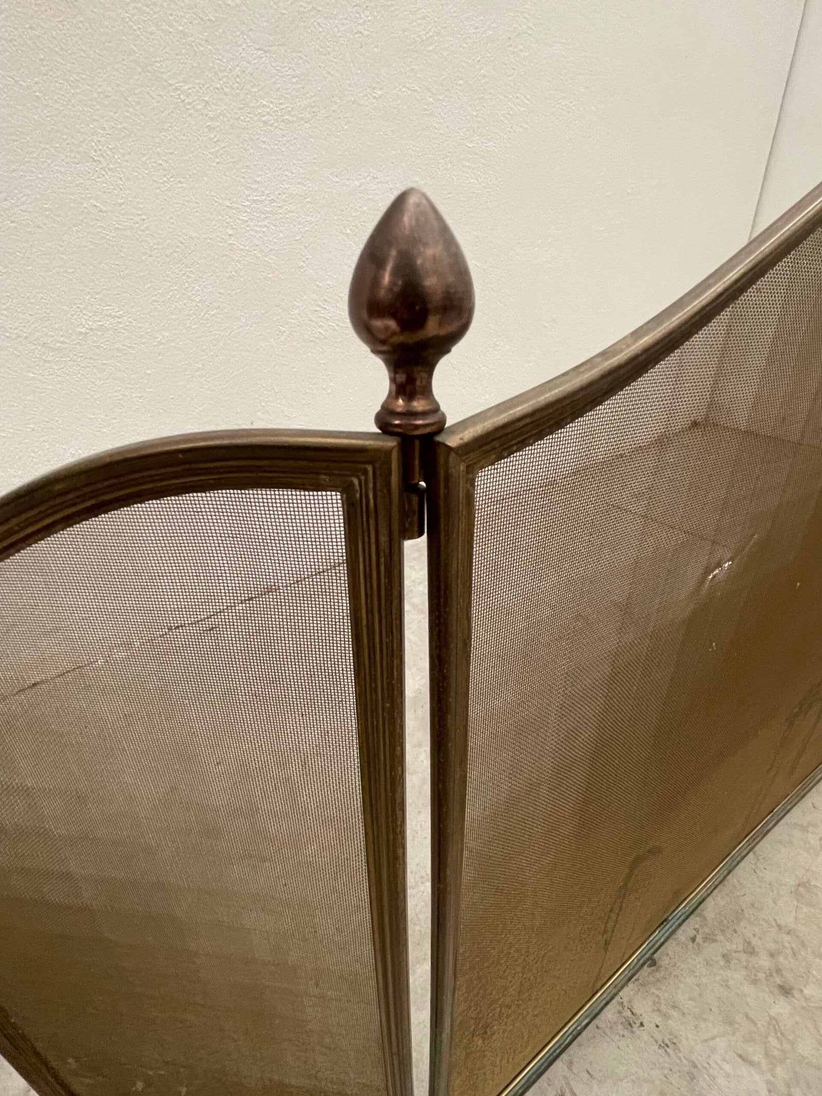 Parascintille vintage in Ottone con Tre Ante