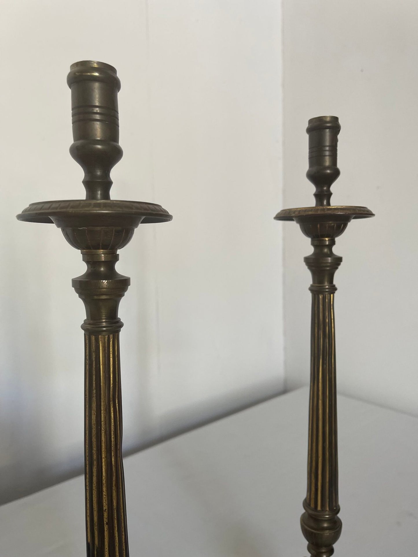 Coppia di Candelieri/Portaceri da altare o da tavolo