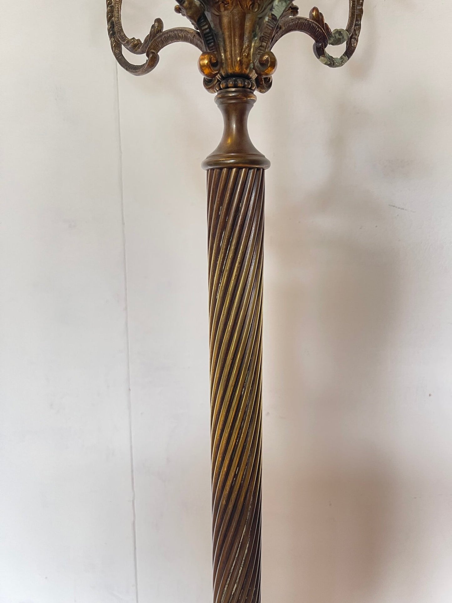 Appendiabiti Antico in Ottone con Portaombrelli - Stile Barocco