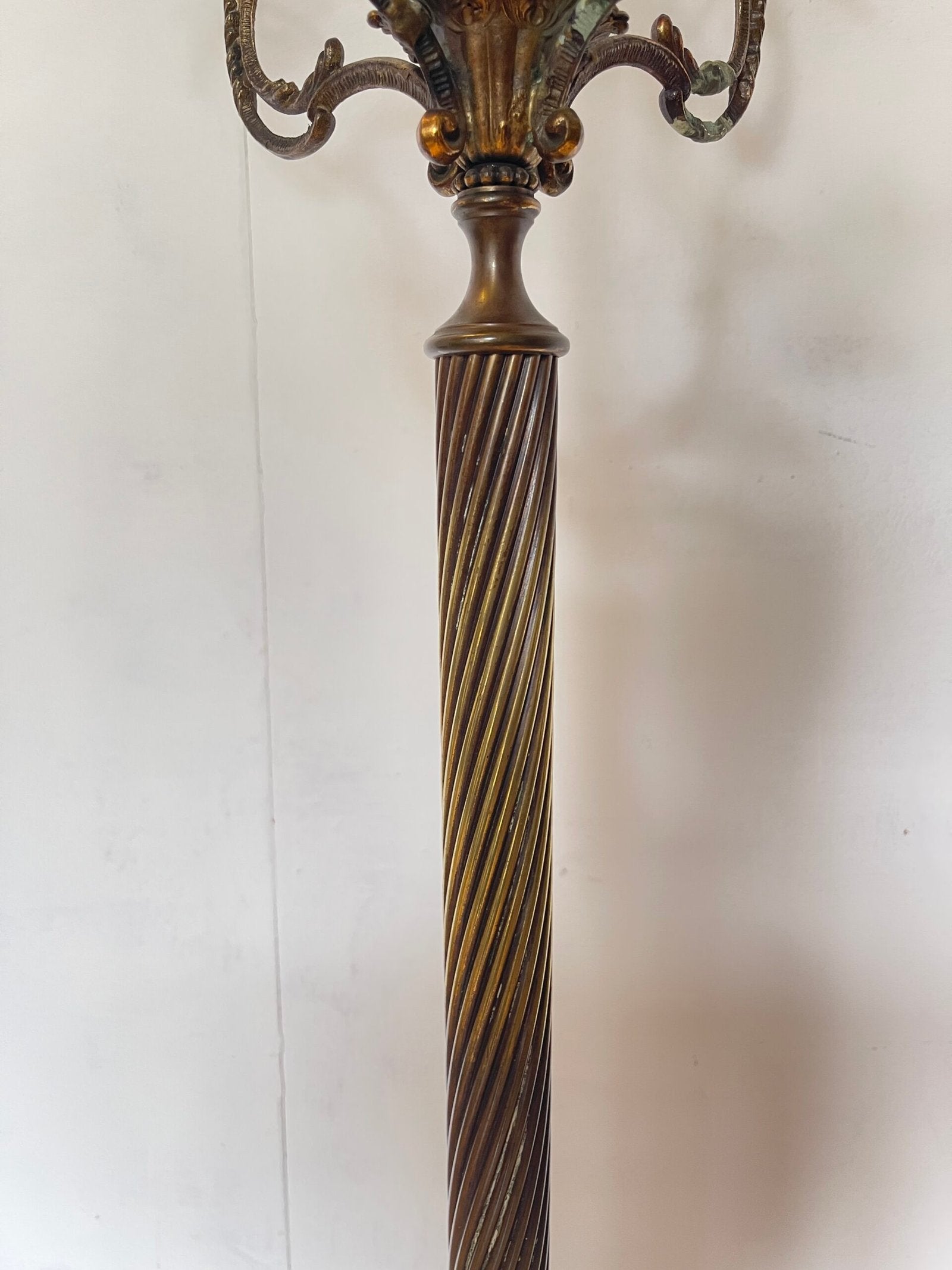 Appendiabiti Antico in Ottone con Portaombrelli - Stile Barocco