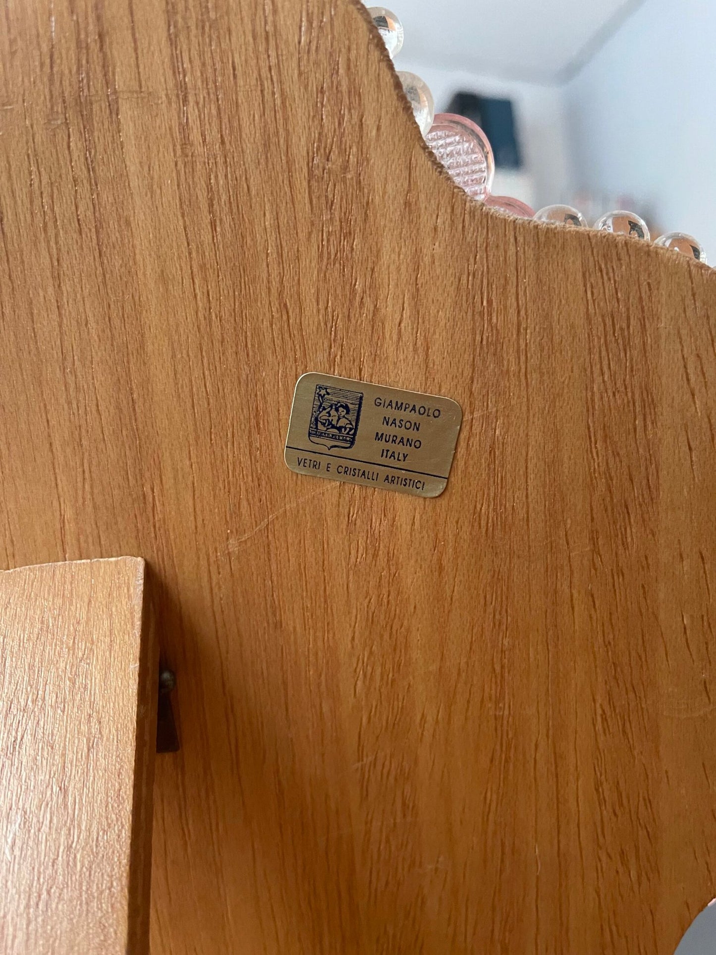 Specchio Decorativo con Fiori