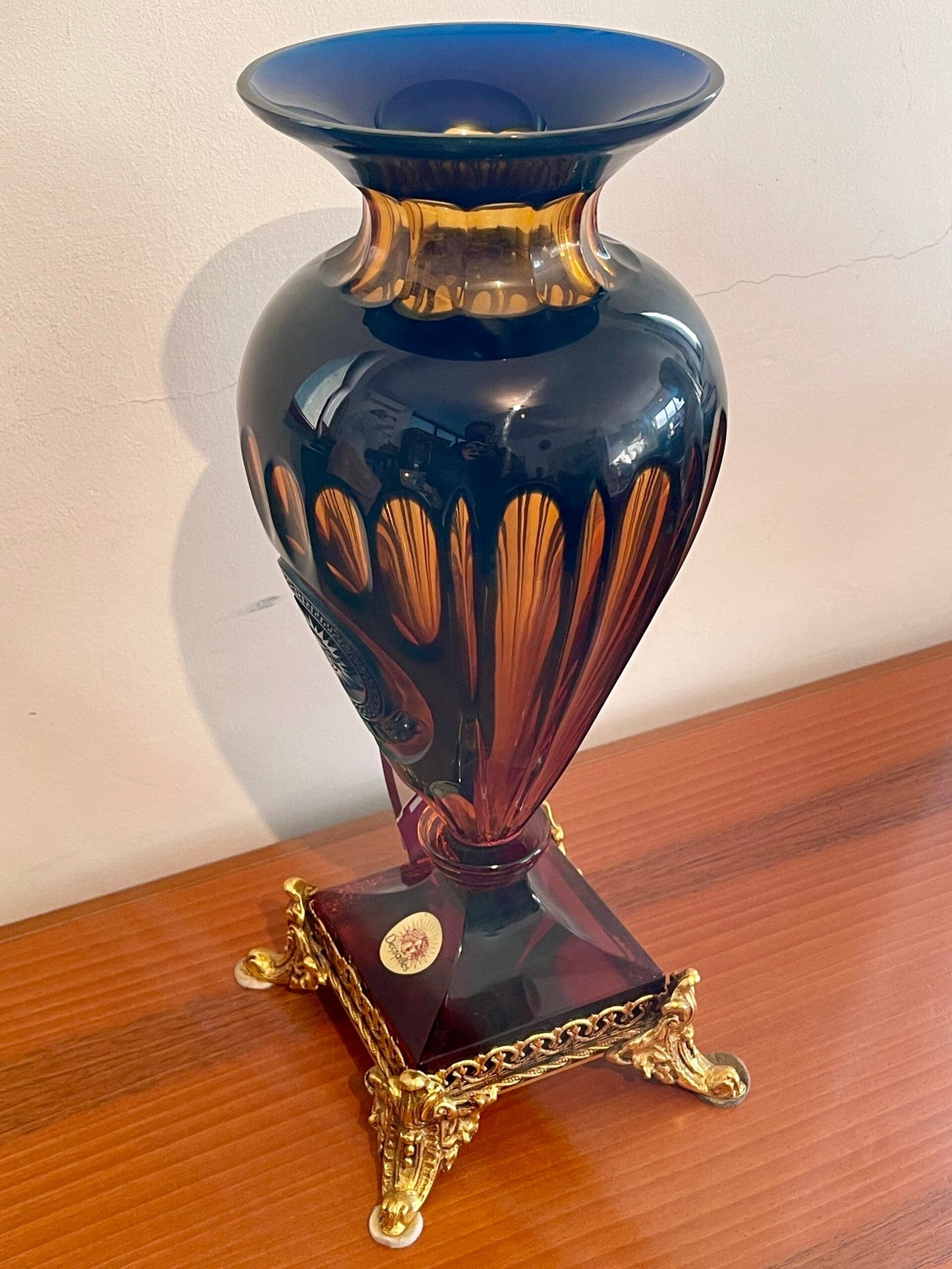 Vaso Decorativo in Cristallo di Boemia – Edizione Versailles