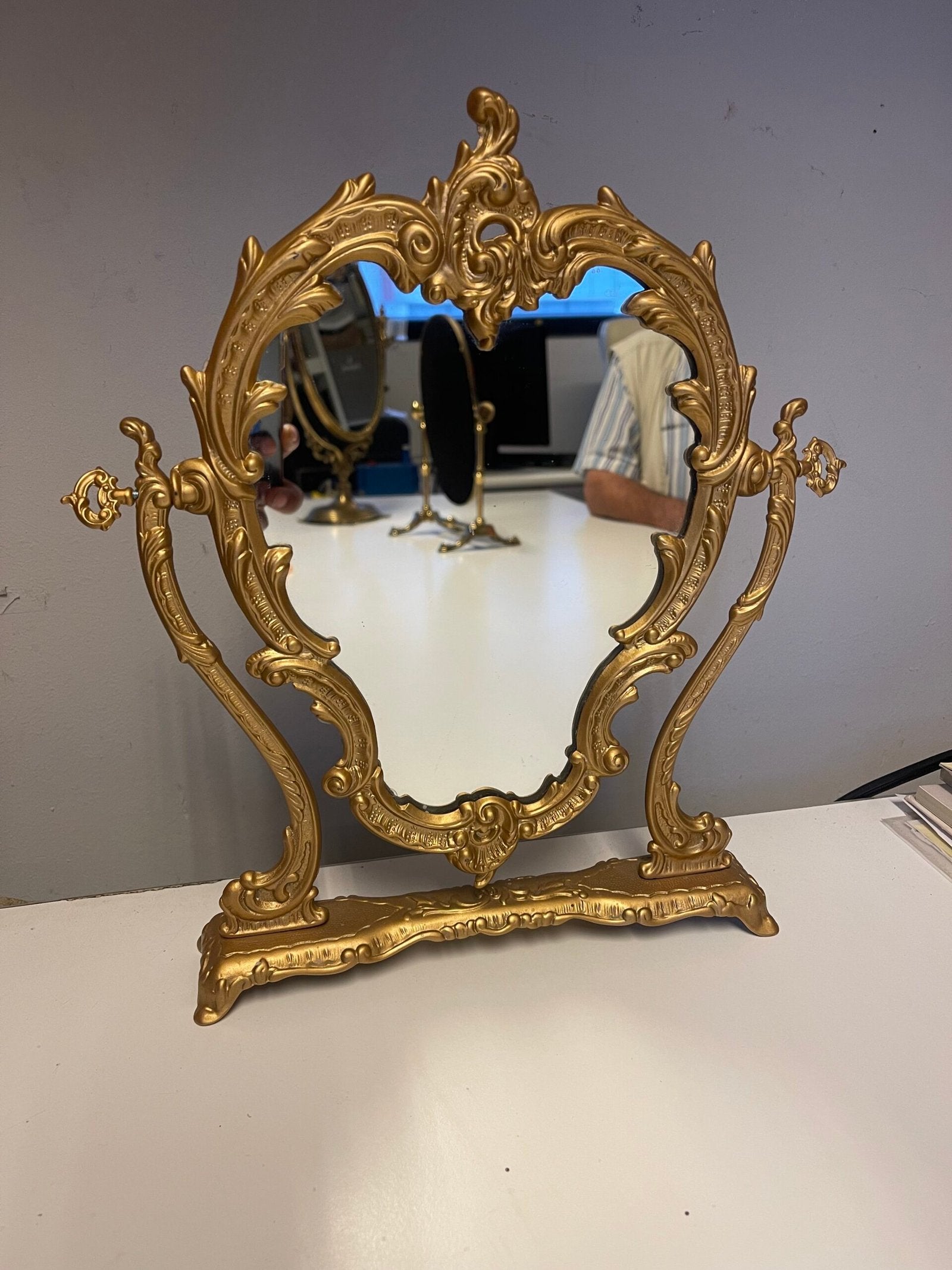 Specchio da toilette Rococò