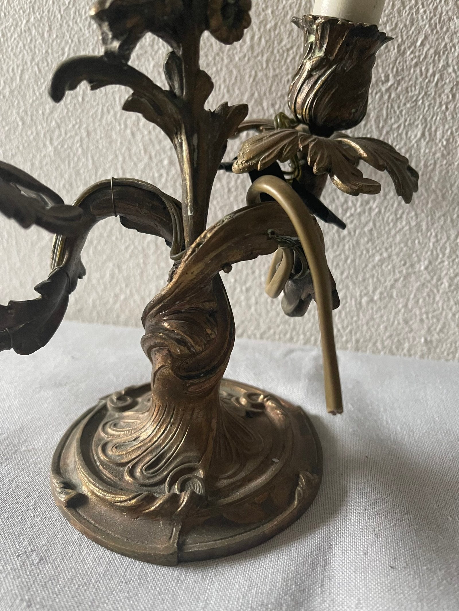 Coppia di Candelabri "Fogliami Barocchi"