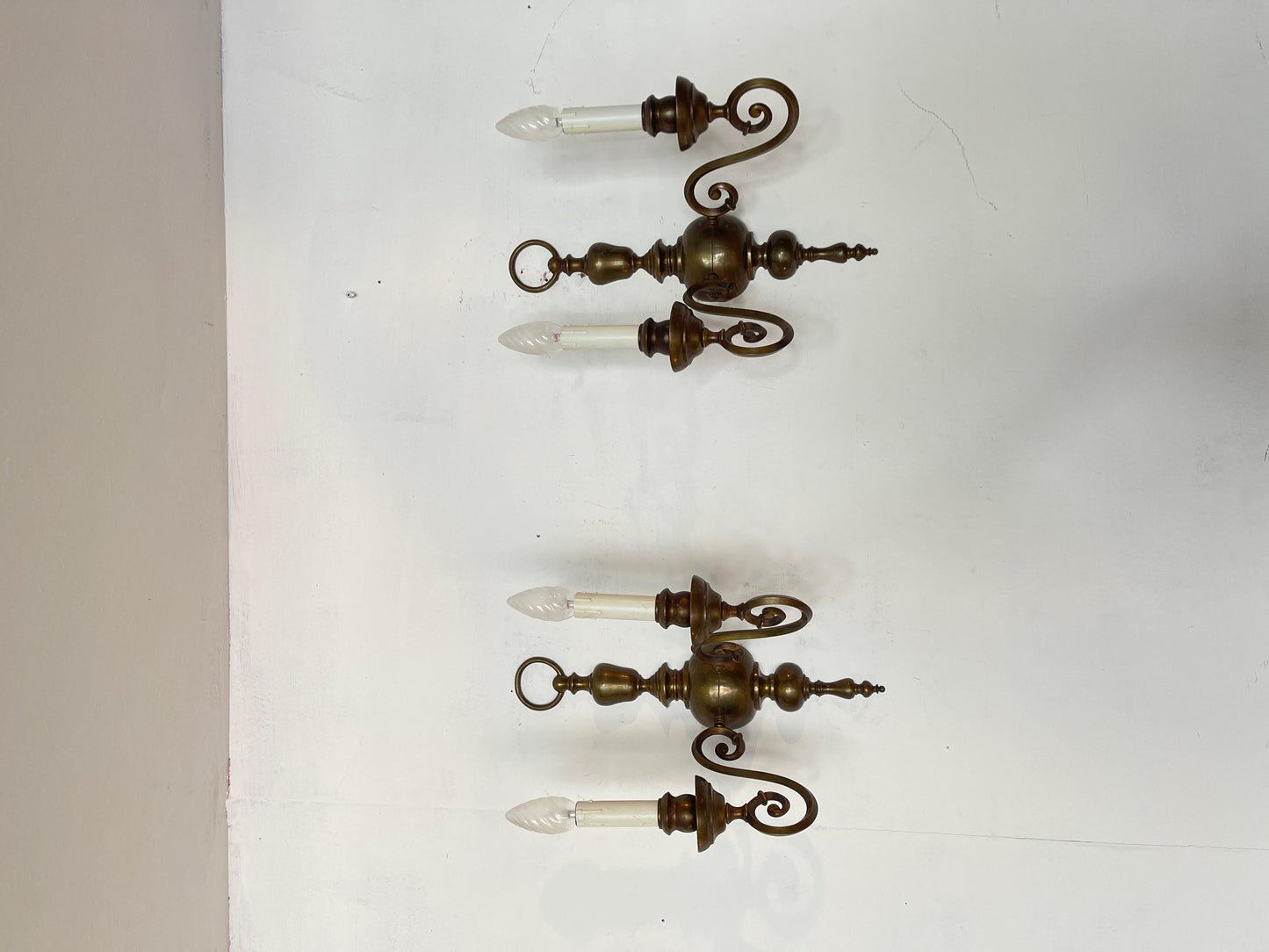 Coppia applique in bronzo anni '60 italian