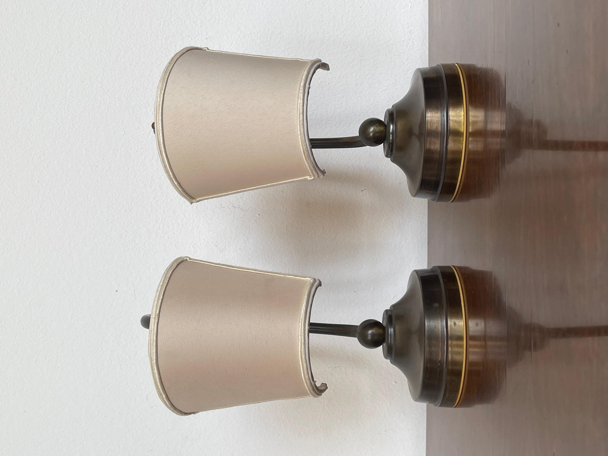 Coppia di lampade da comodino vintage italian anni '60