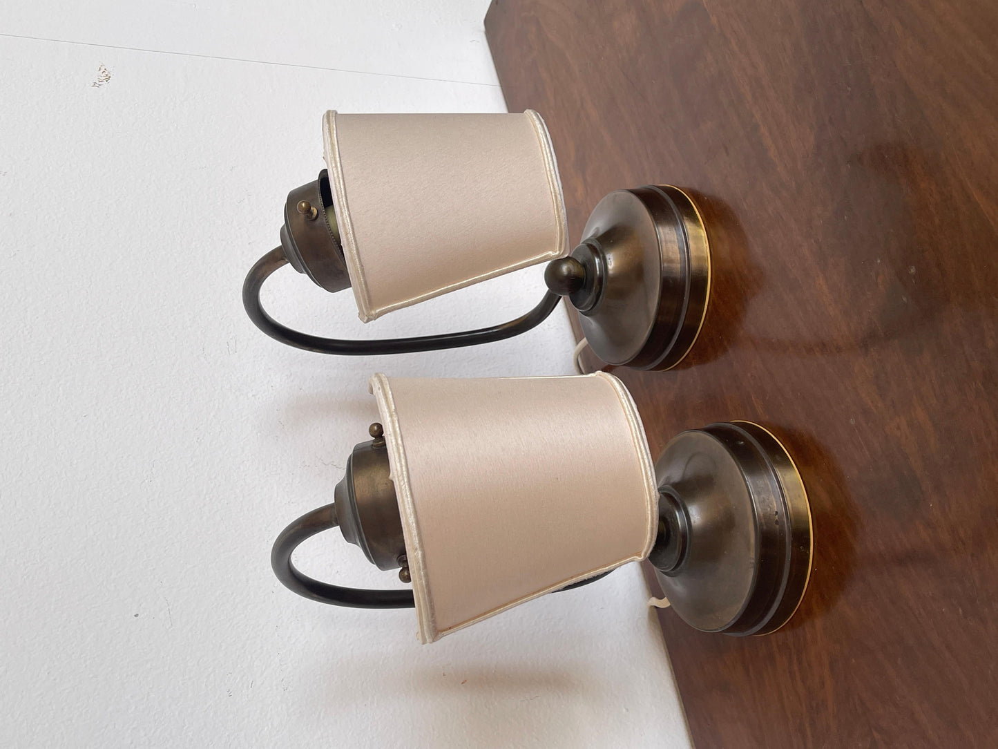 Coppia di lampade da comodino vintage italian anni '60