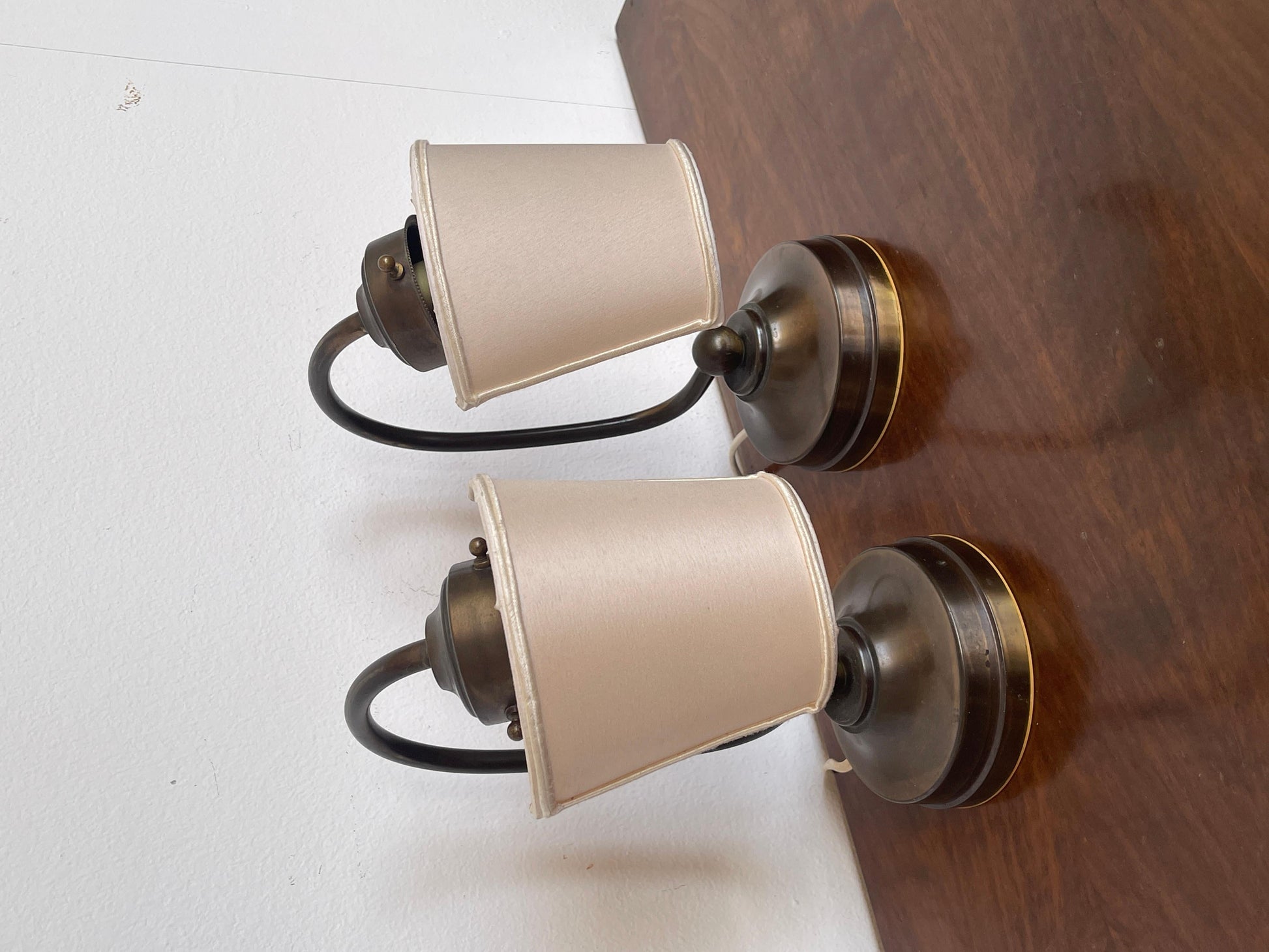 Coppia di lampade da comodino vintage italian anni '60