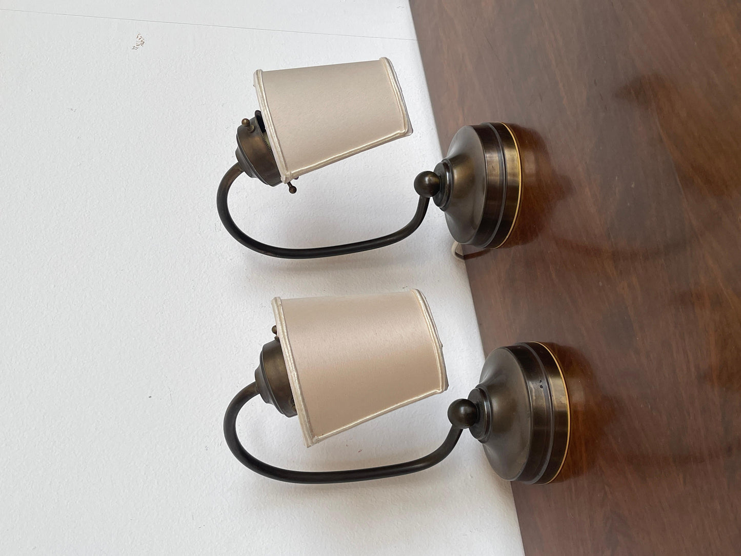 Coppia di lampade da comodino vintage italian anni '60