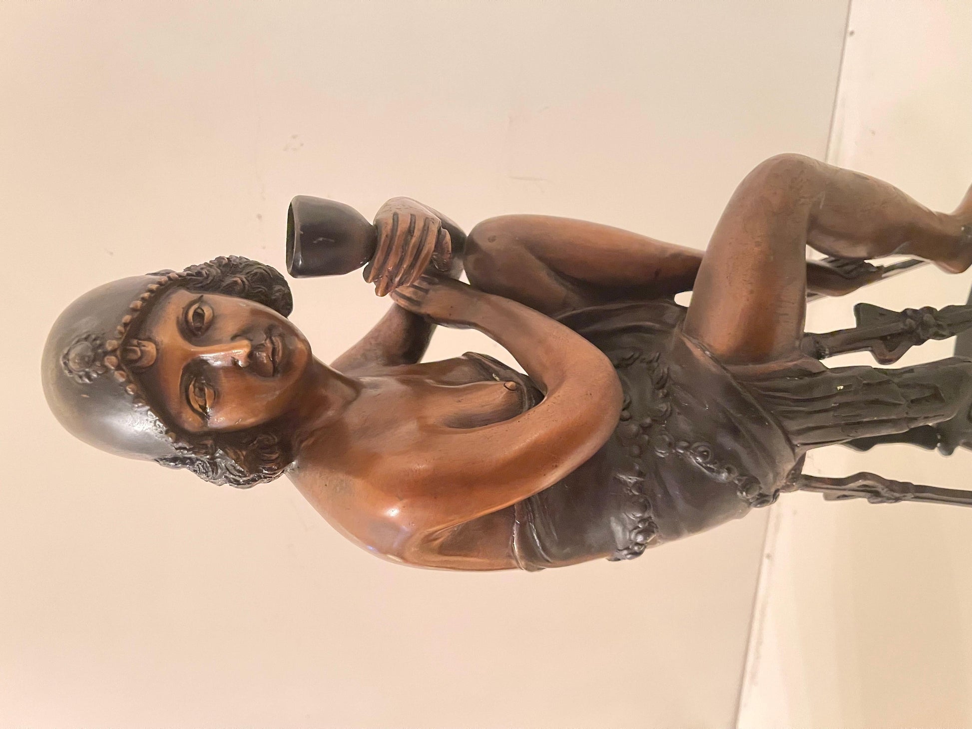 "La Coppa del Piacere", Scultura italiana in stile Art Déco XX secolo