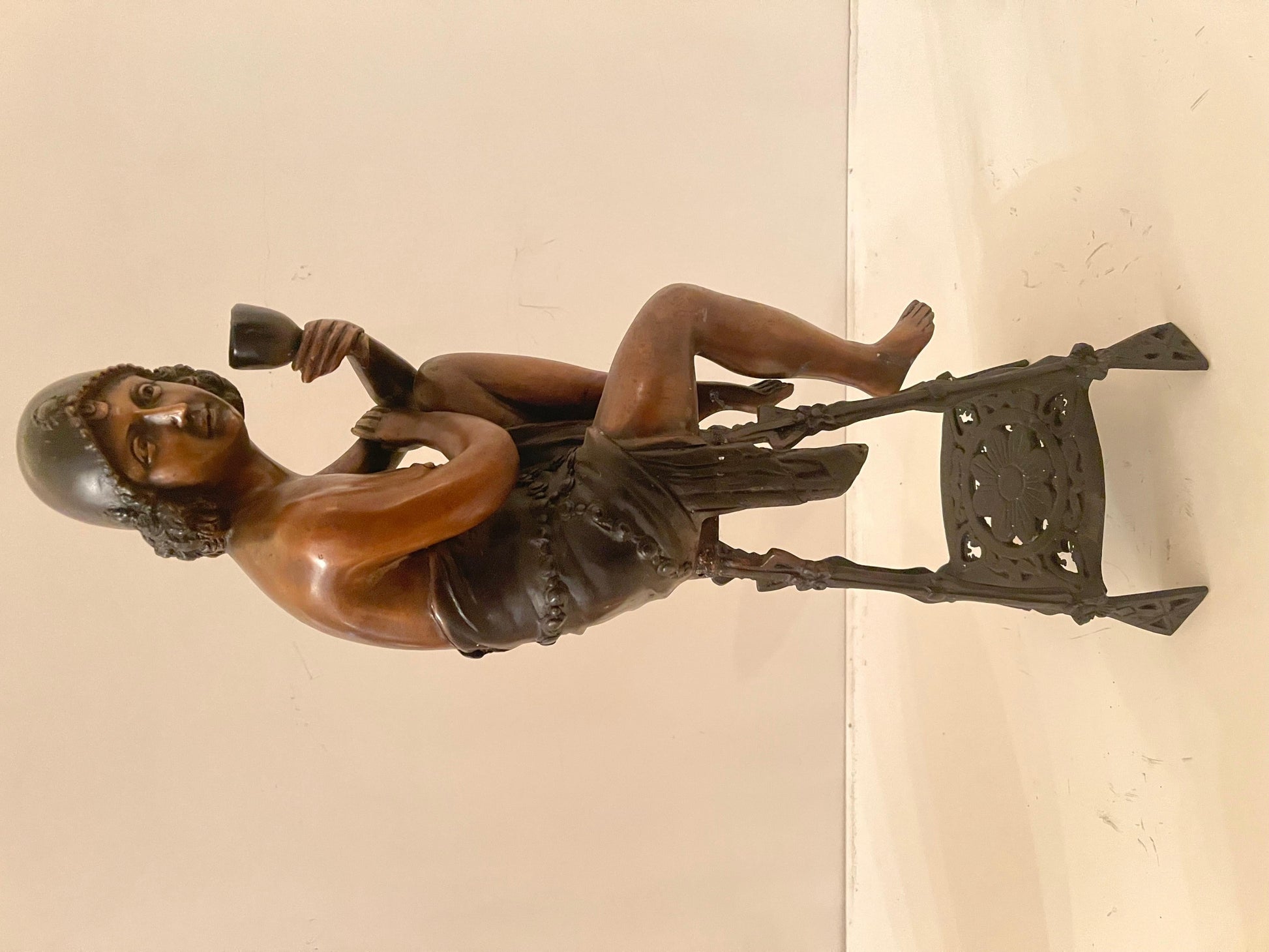 "La Coppa del Piacere", Scultura italiana in stile Art Déco XX secolo