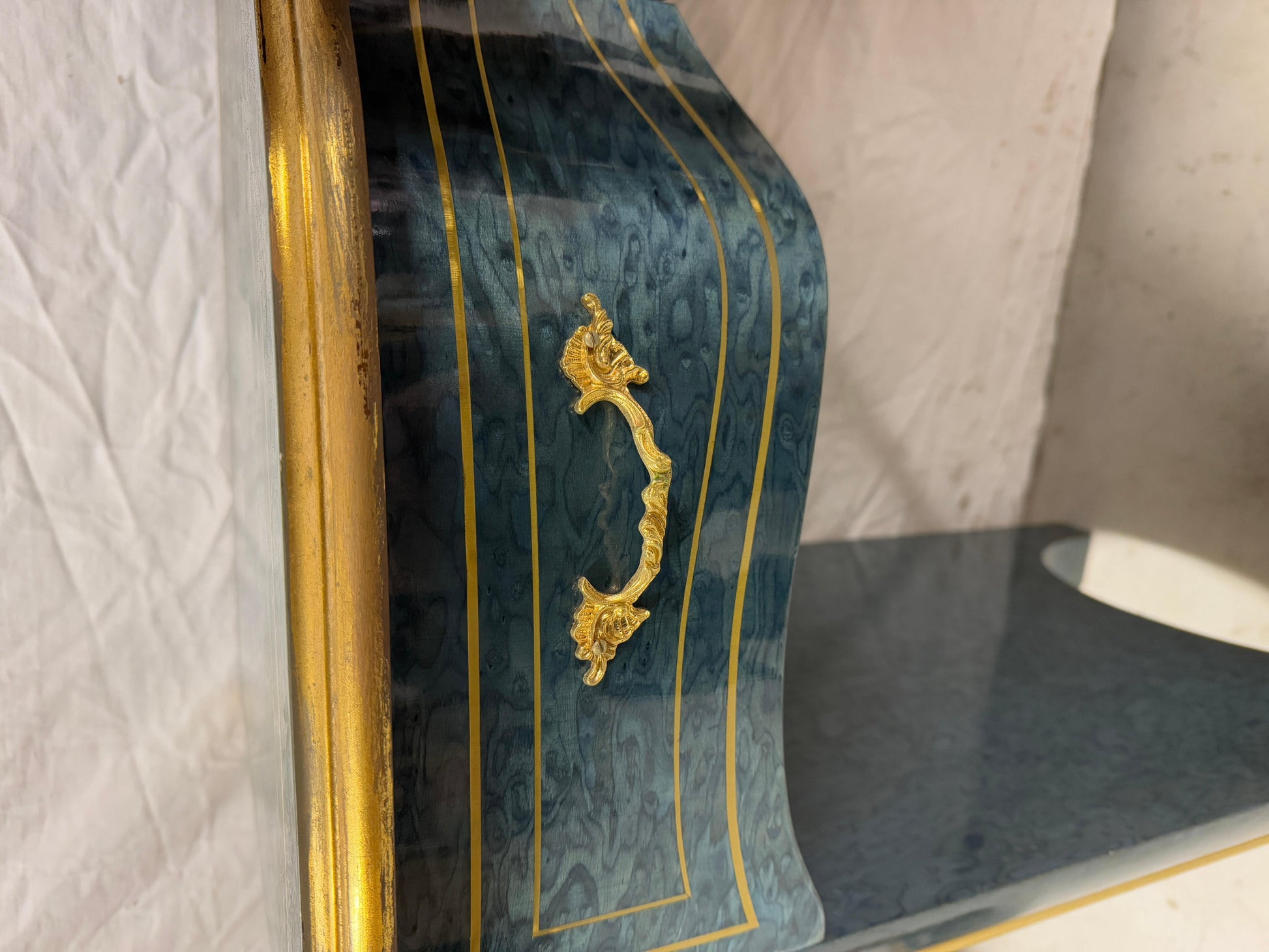 Console, scrivania con sedia in classico stile italiano anni '90