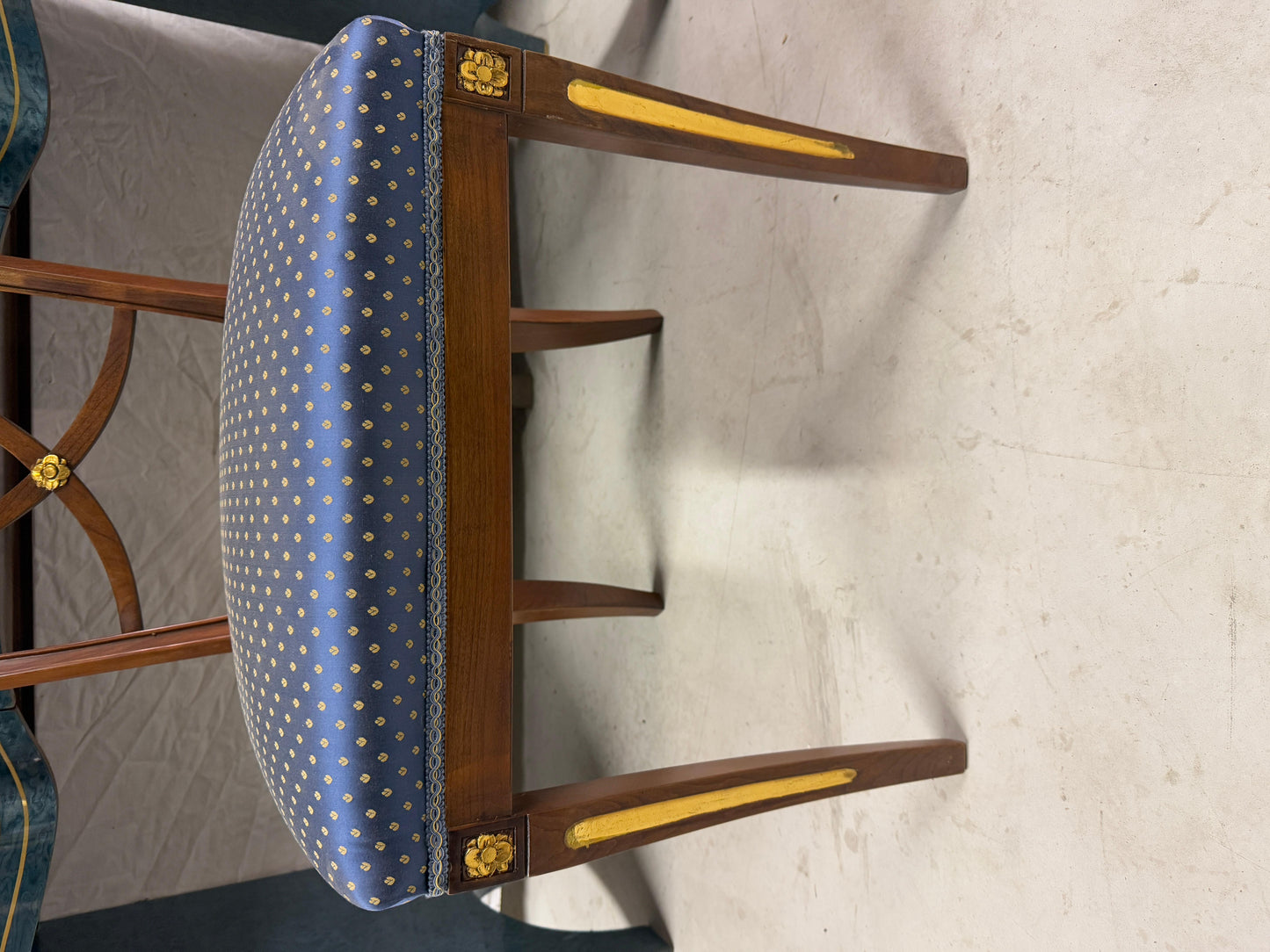 Console, scrivania con sedia in classico stile italiano anni '90