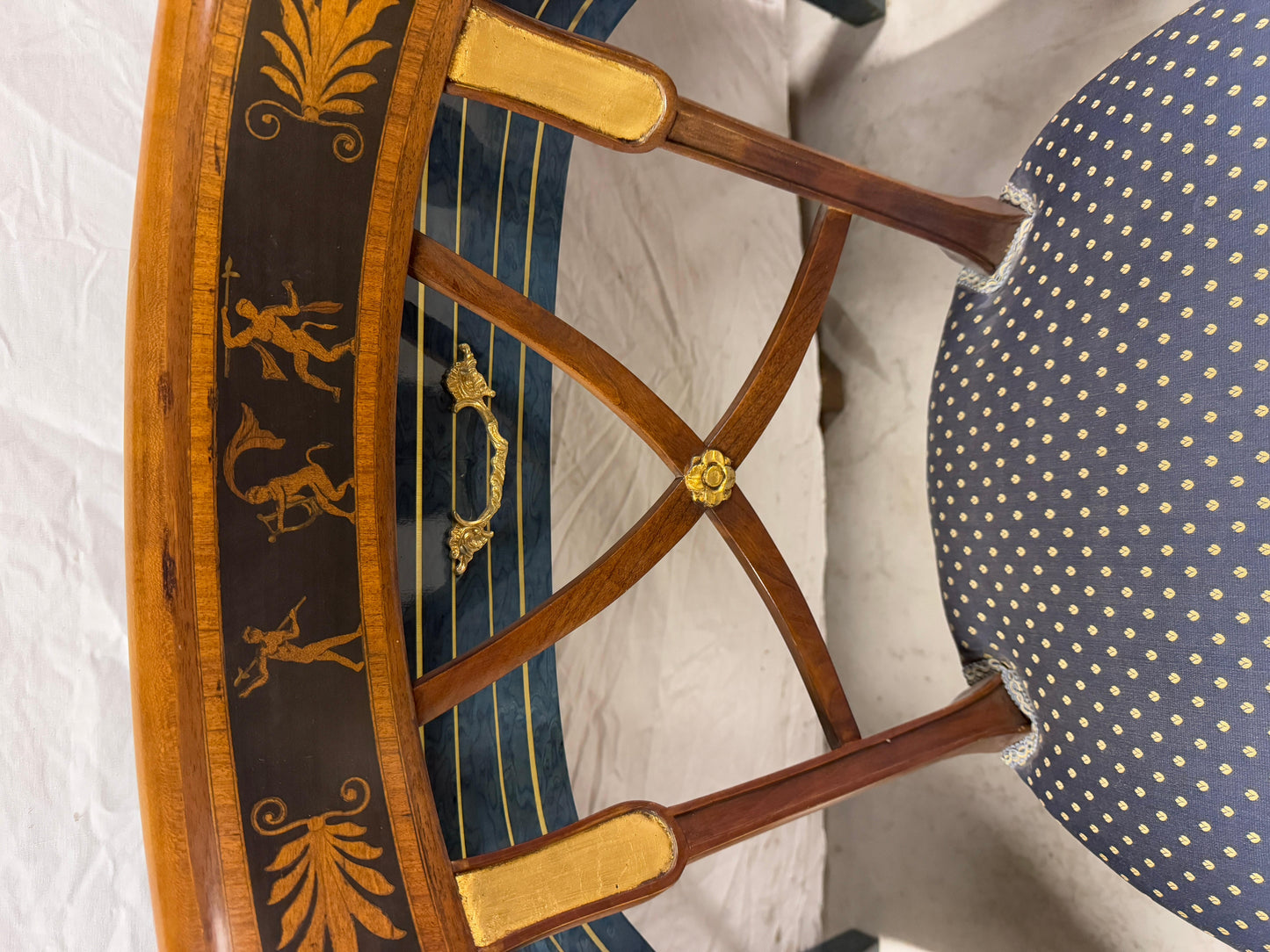 Console, scrivania con sedia in classico stile italiano anni '90