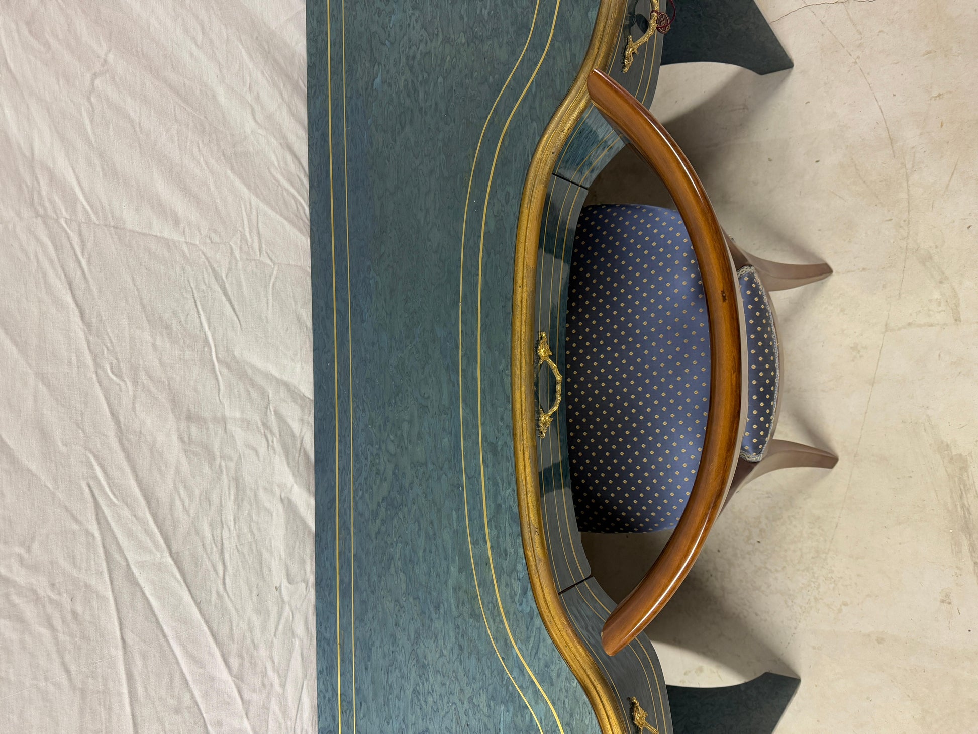 Console, scrivania con sedia in classico stile italiano anni '90