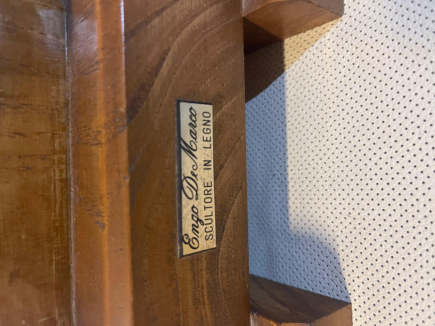 Escultura sopramobile in legno "Enzo di Marco", siglo XX