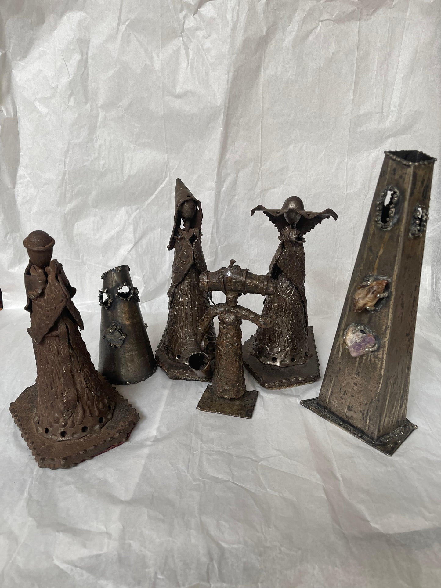 Bellisimo gruppo di scultura style Cesare zancanaro