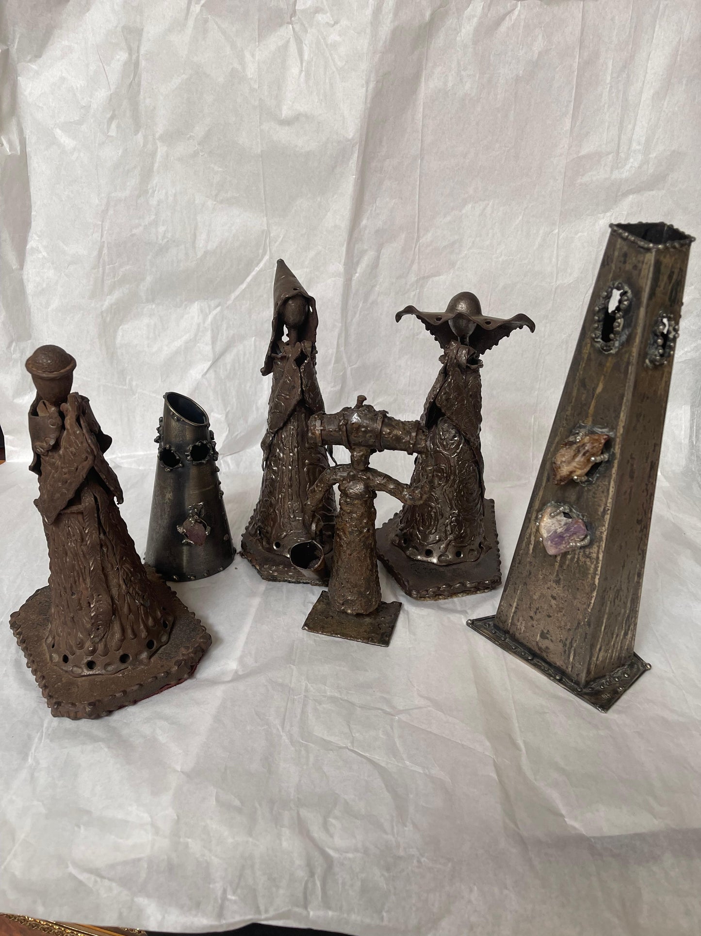 Bellisimo gruppo di scultura style Cesare zancanaro