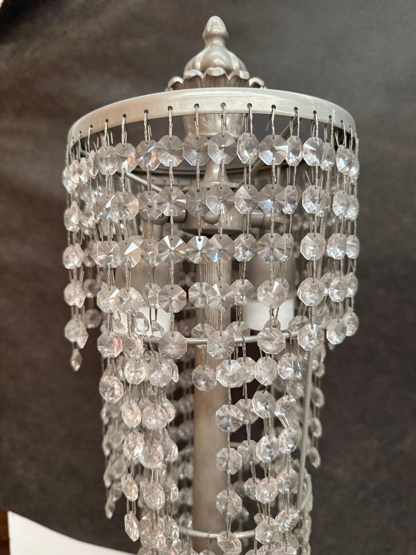 Coppia di lampade da tavolo eleganti rugiano in stile classico italiano anni '80