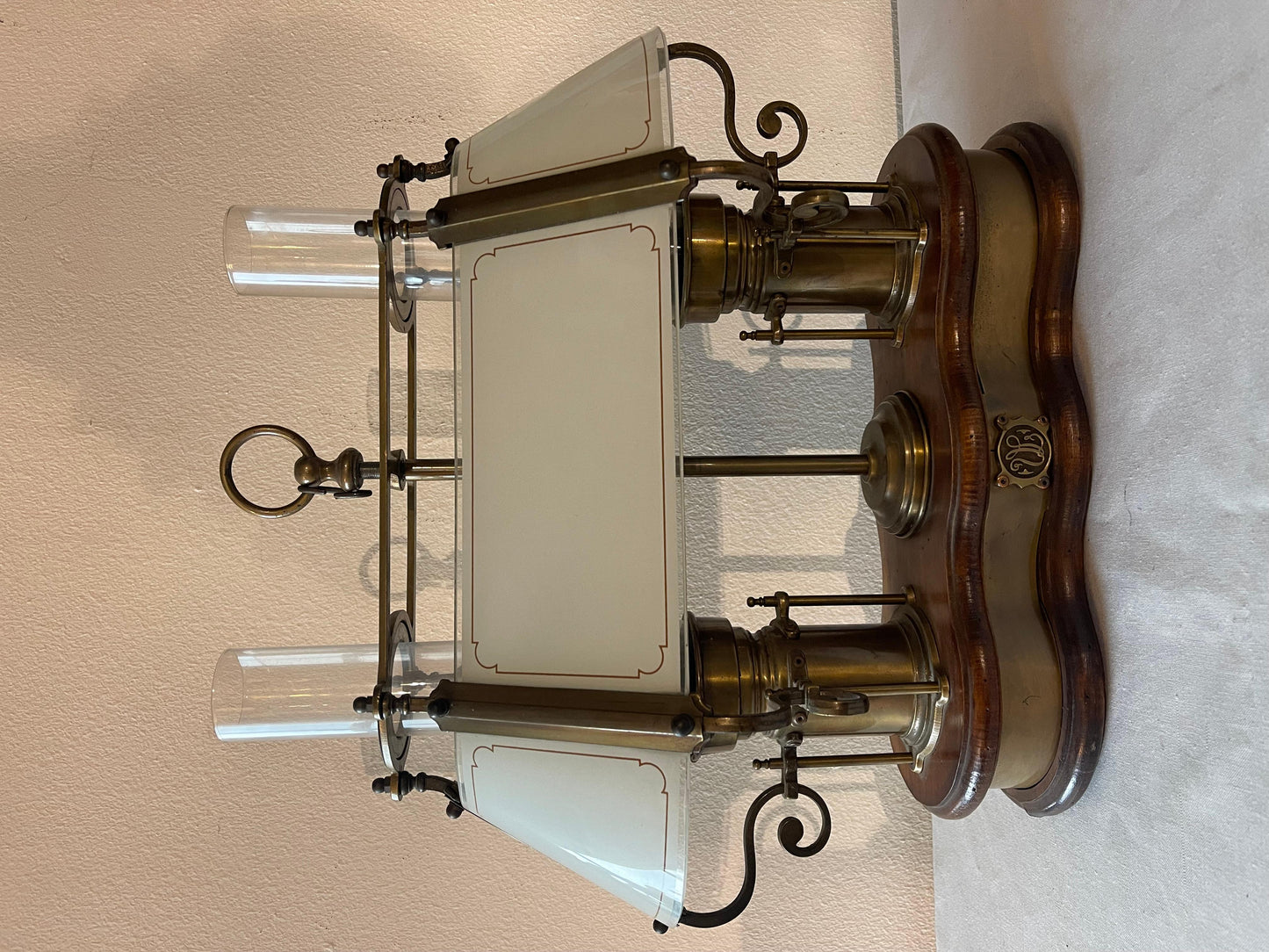 Rara lampada inglese stile vintage anni '50