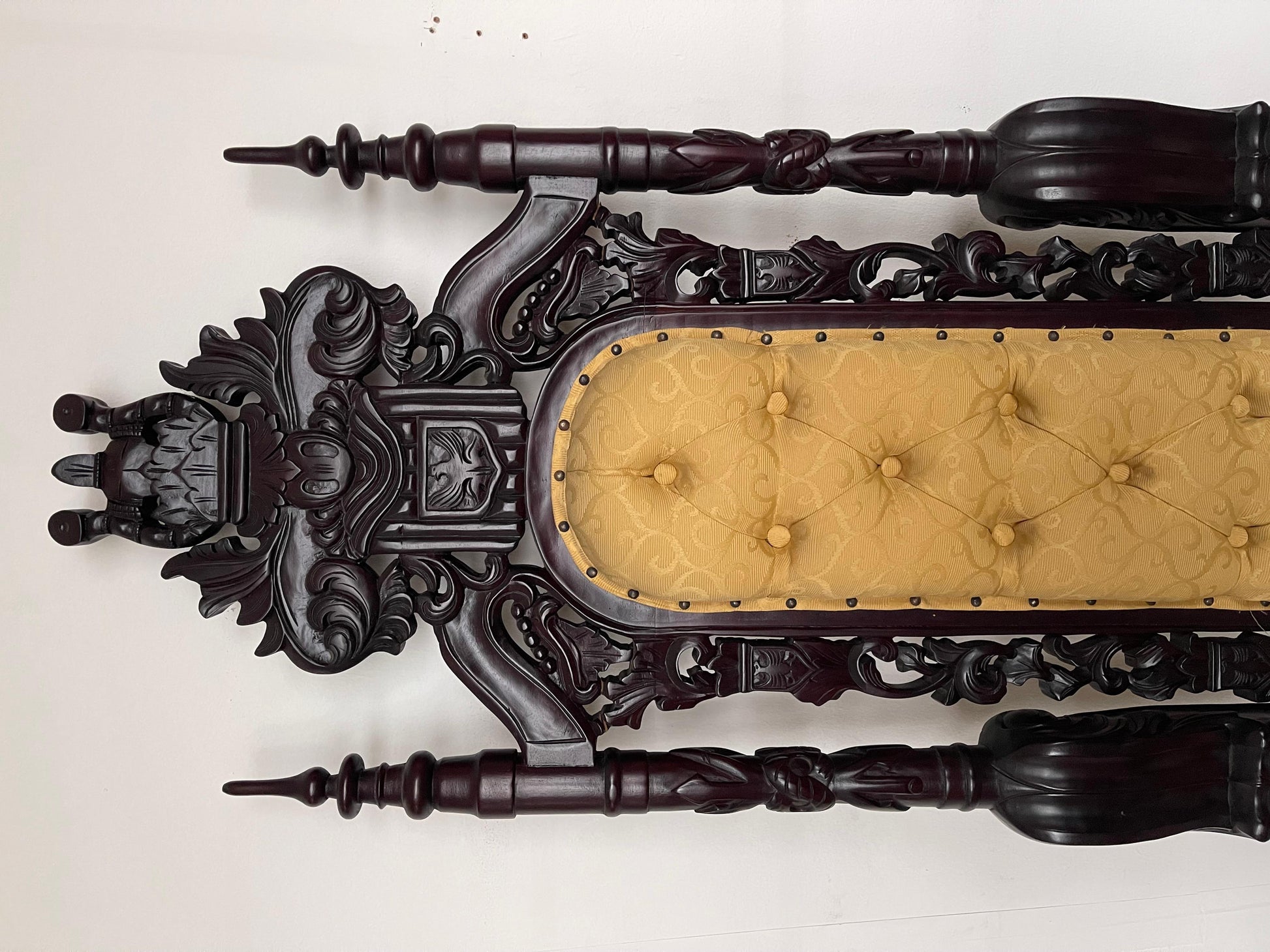 Grande trono lion king italiano stile dark poltrone reale del secolo XX