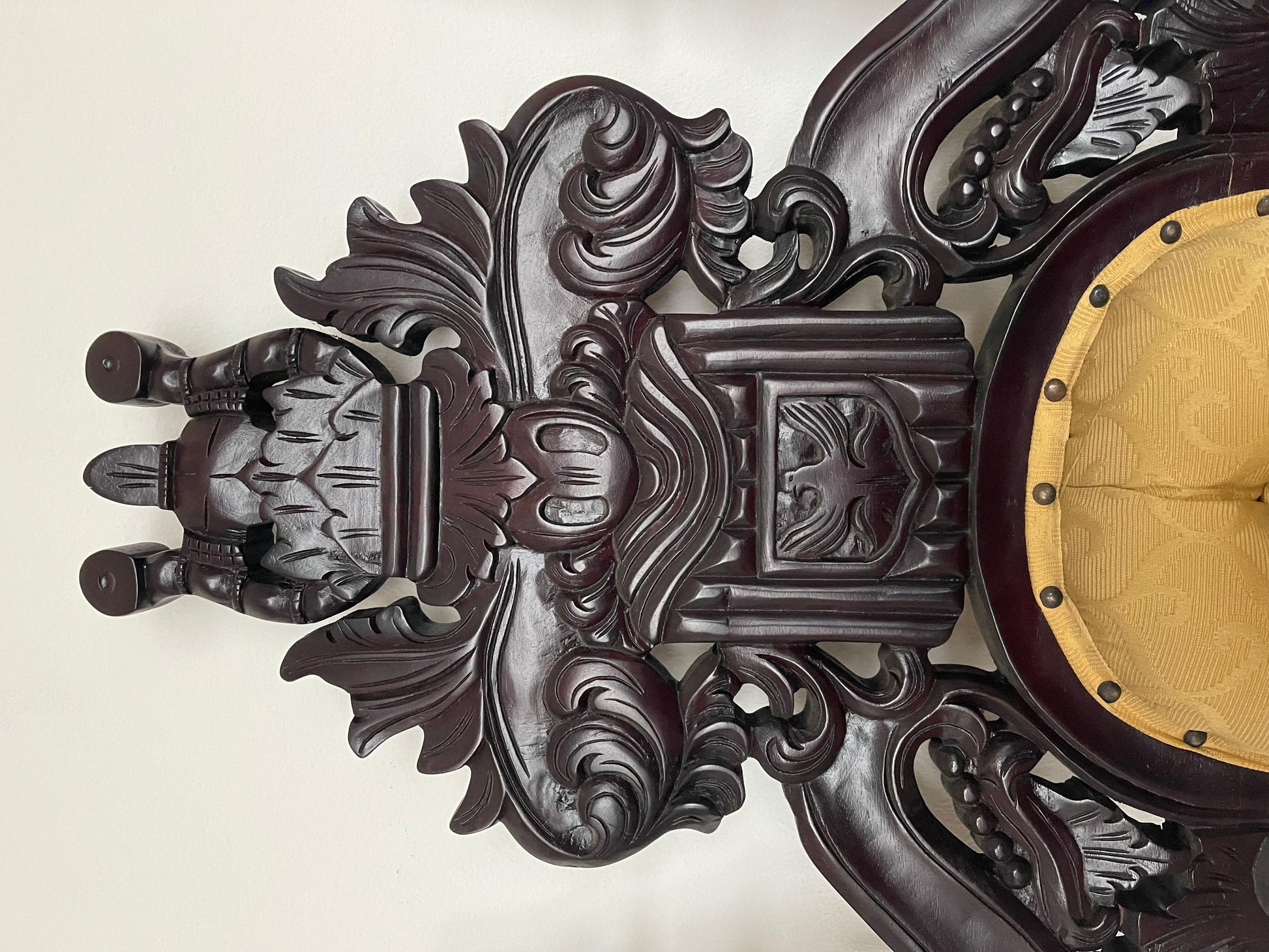 Grande trono lion king italiano stile dark poltrone reale del secolo XX