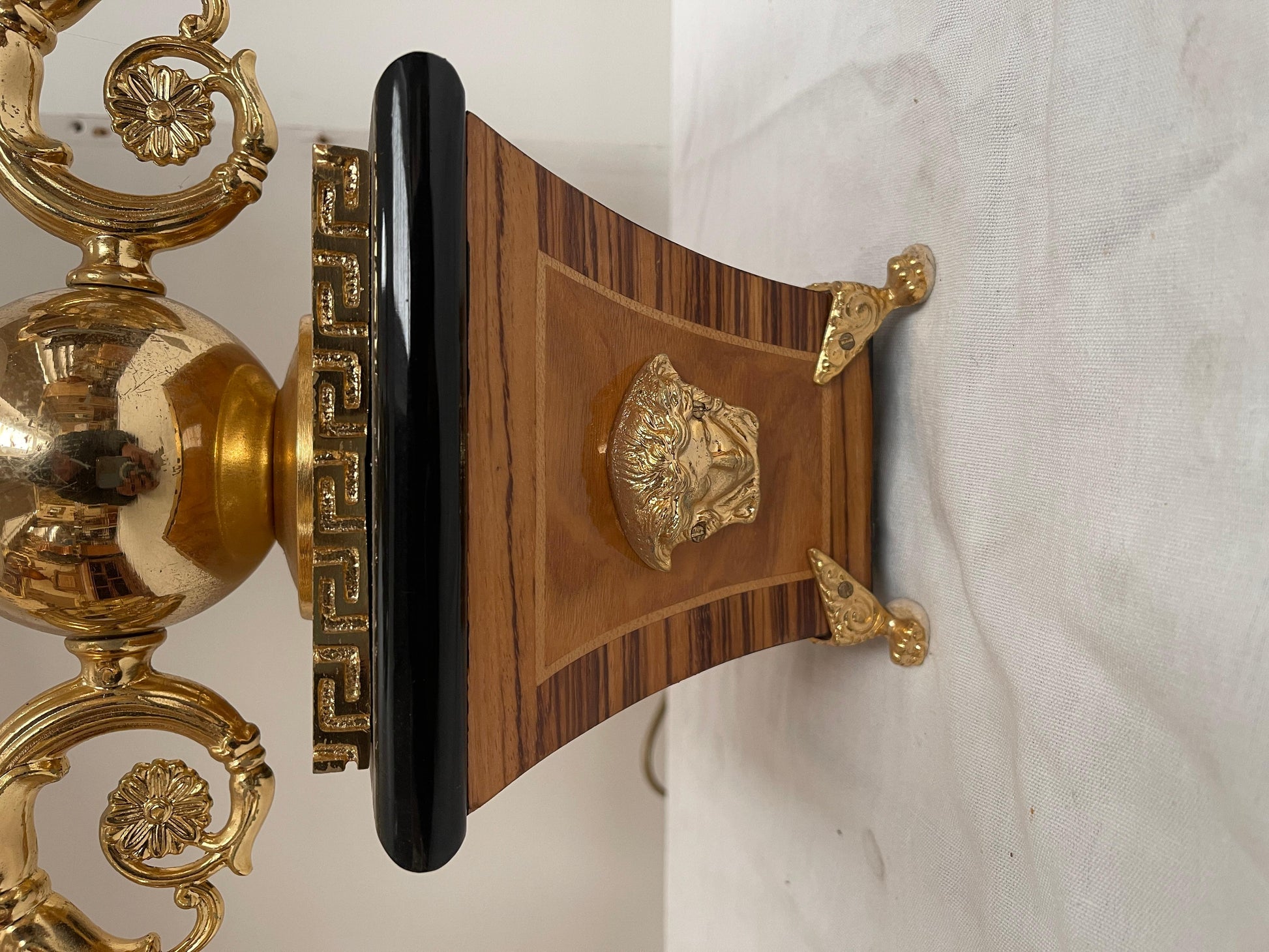 Lampada da tavolo stile francese versailles età dell'oro anni '60