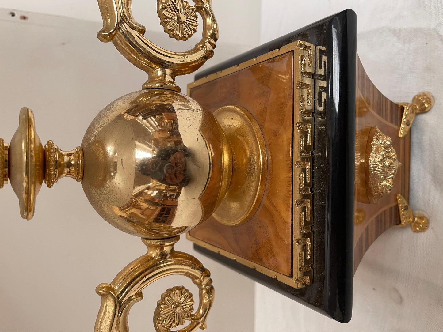 Lampada da tavolo stile francese versailles età dell'oro anni '60