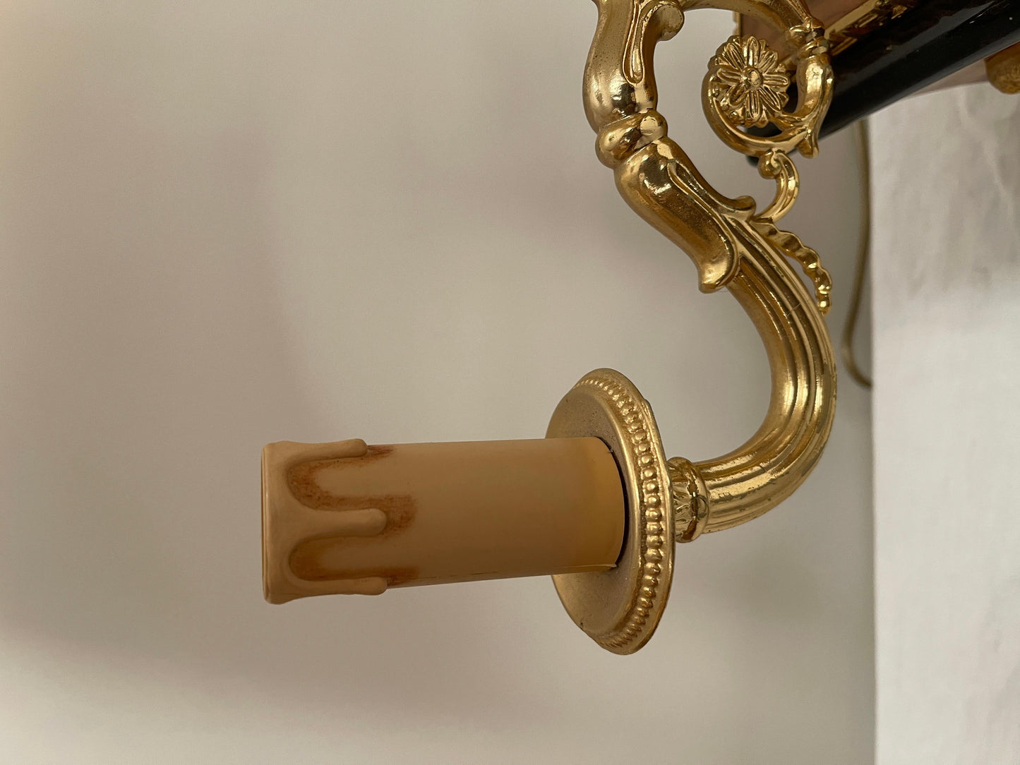 Lampada da tavolo stile francese versailles età dell'oro anni '60