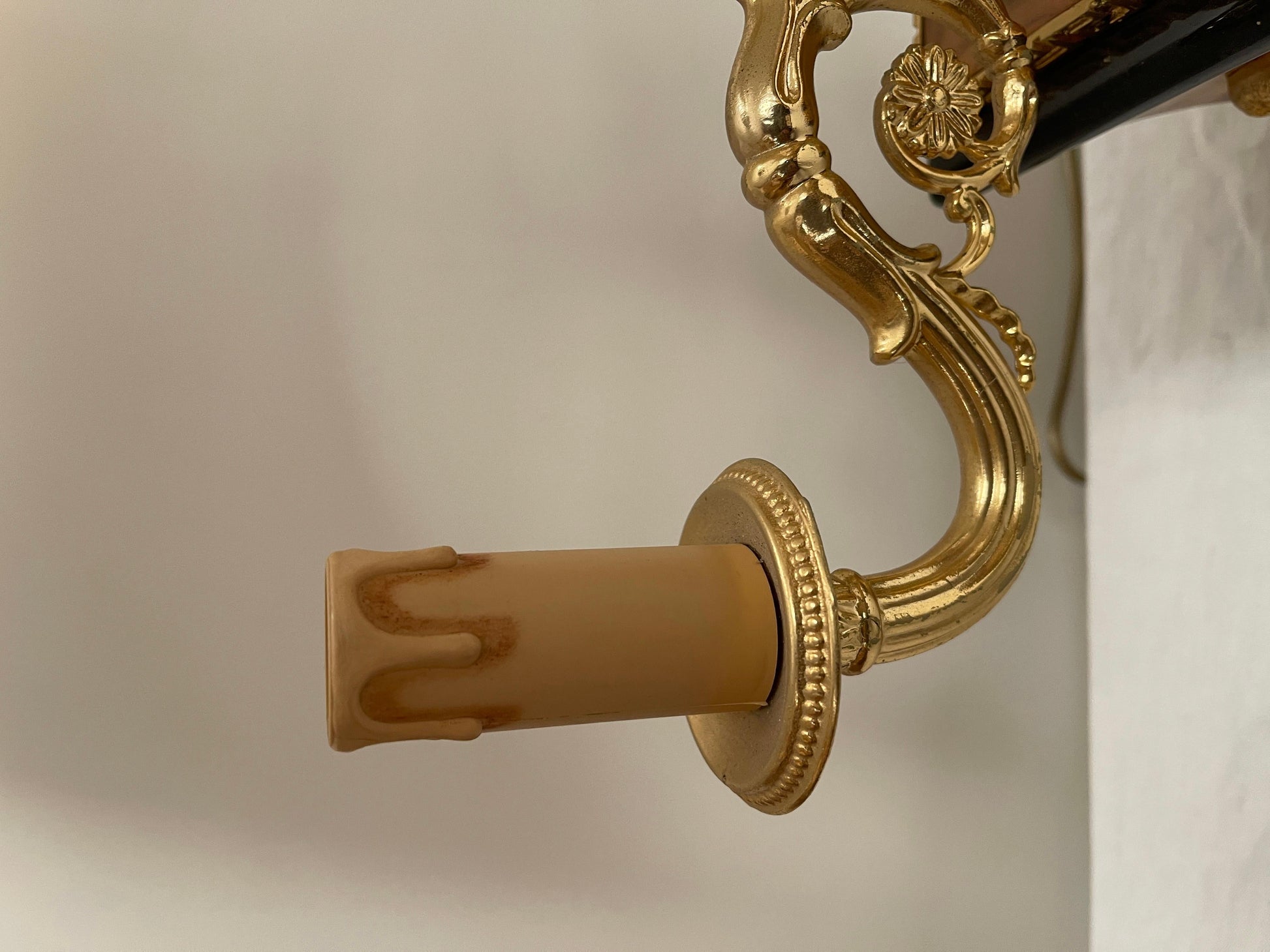 Lampada da tavolo stile francese versailles età dell'oro anni '60