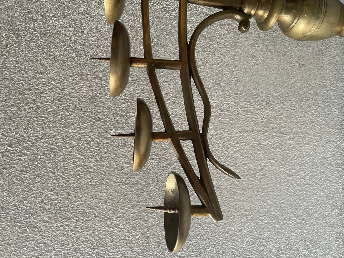 Raro candelabro antichi italiano a 7 fuochi