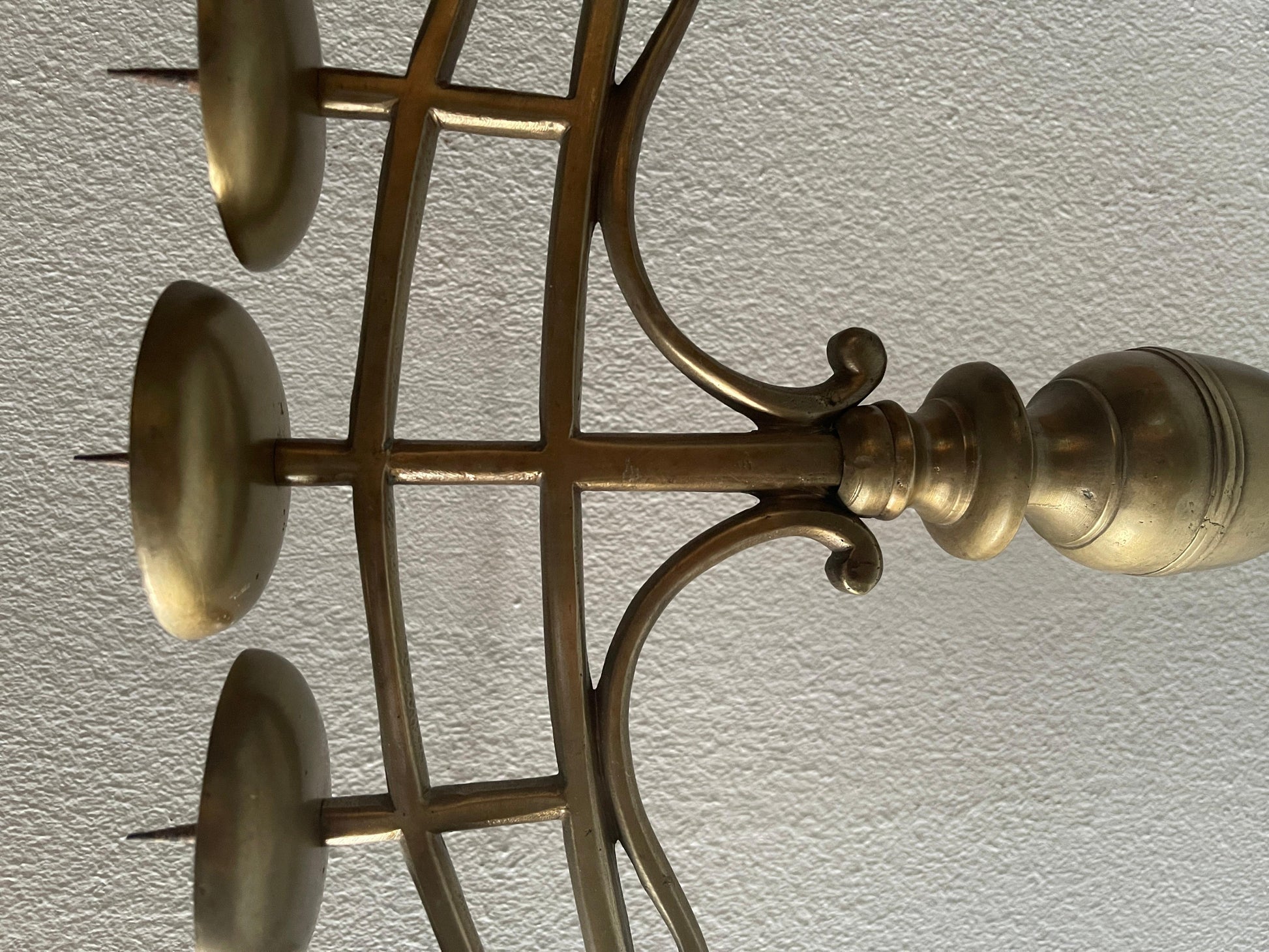 Raro candelabro antichi italiano a 7 fuochi