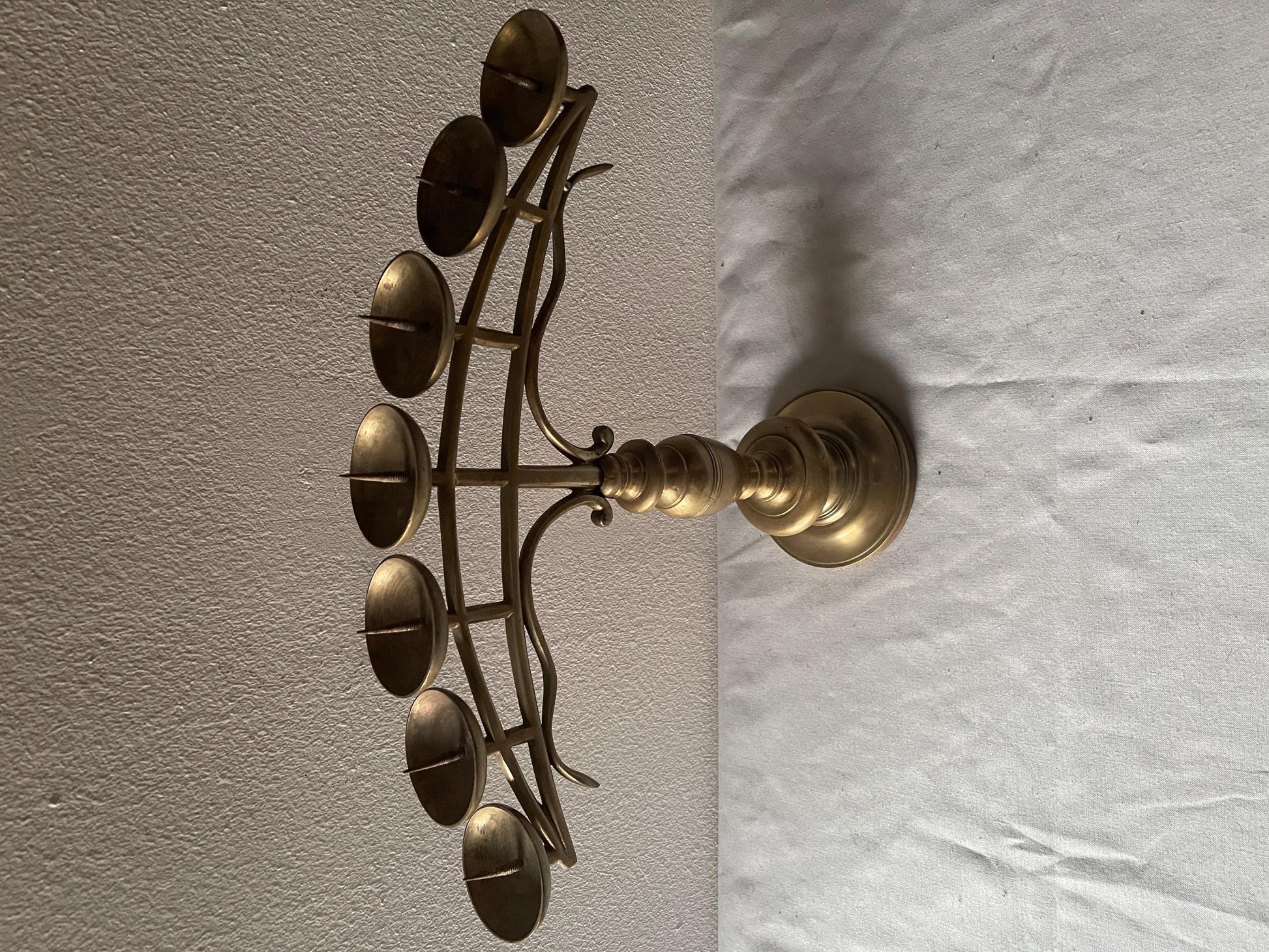 Raro candelabro antichi italiano a 7 fuochi