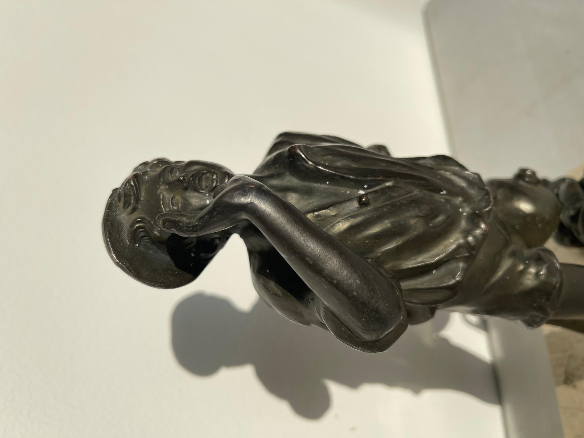 Scultura ragazzo venditore d'acqua vintage anni '50 italian