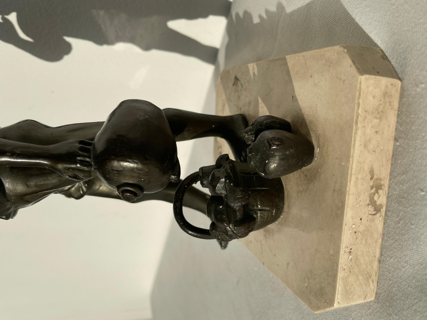 Scultura ragazzo venditore d'acqua vintage anni '50 italian