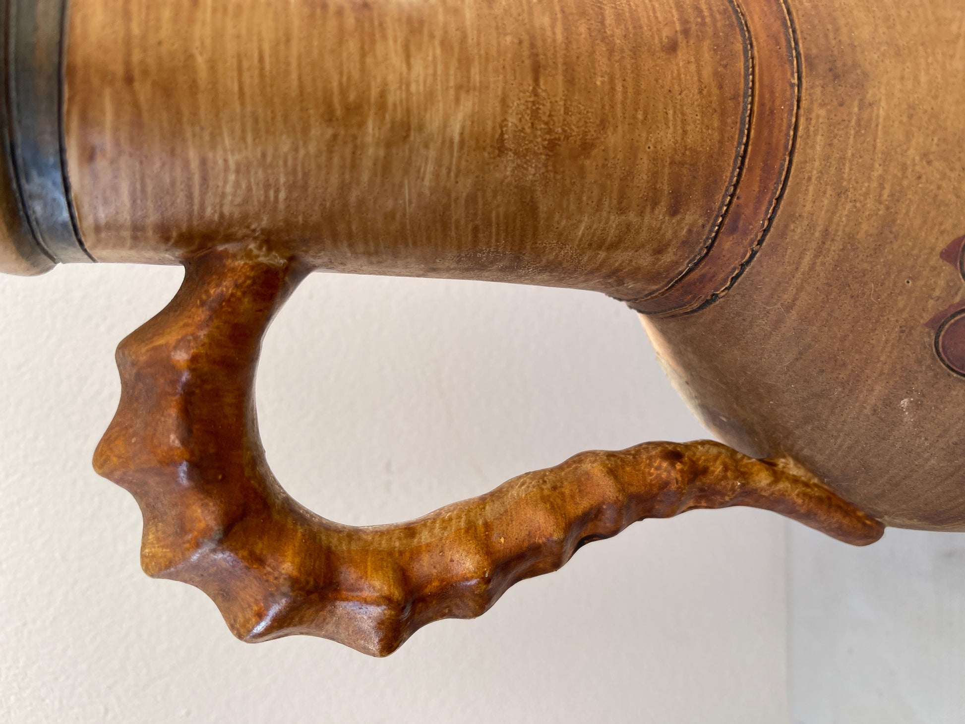 Teiera in terracotta italia anni '40