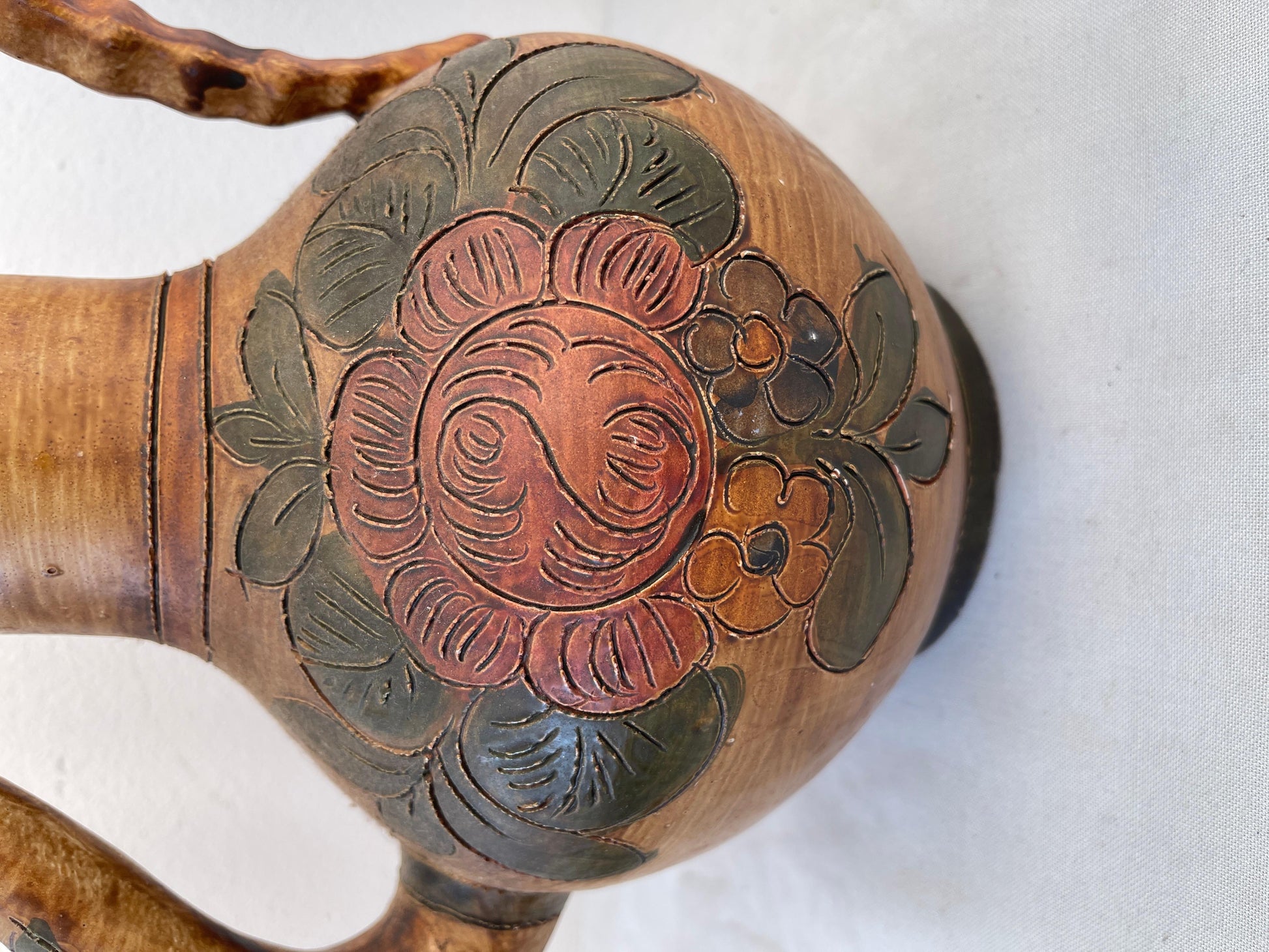 Teiera in terracotta italia anni '40