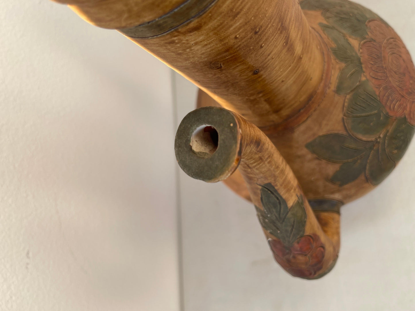 Teiera in terracotta italia anni '40